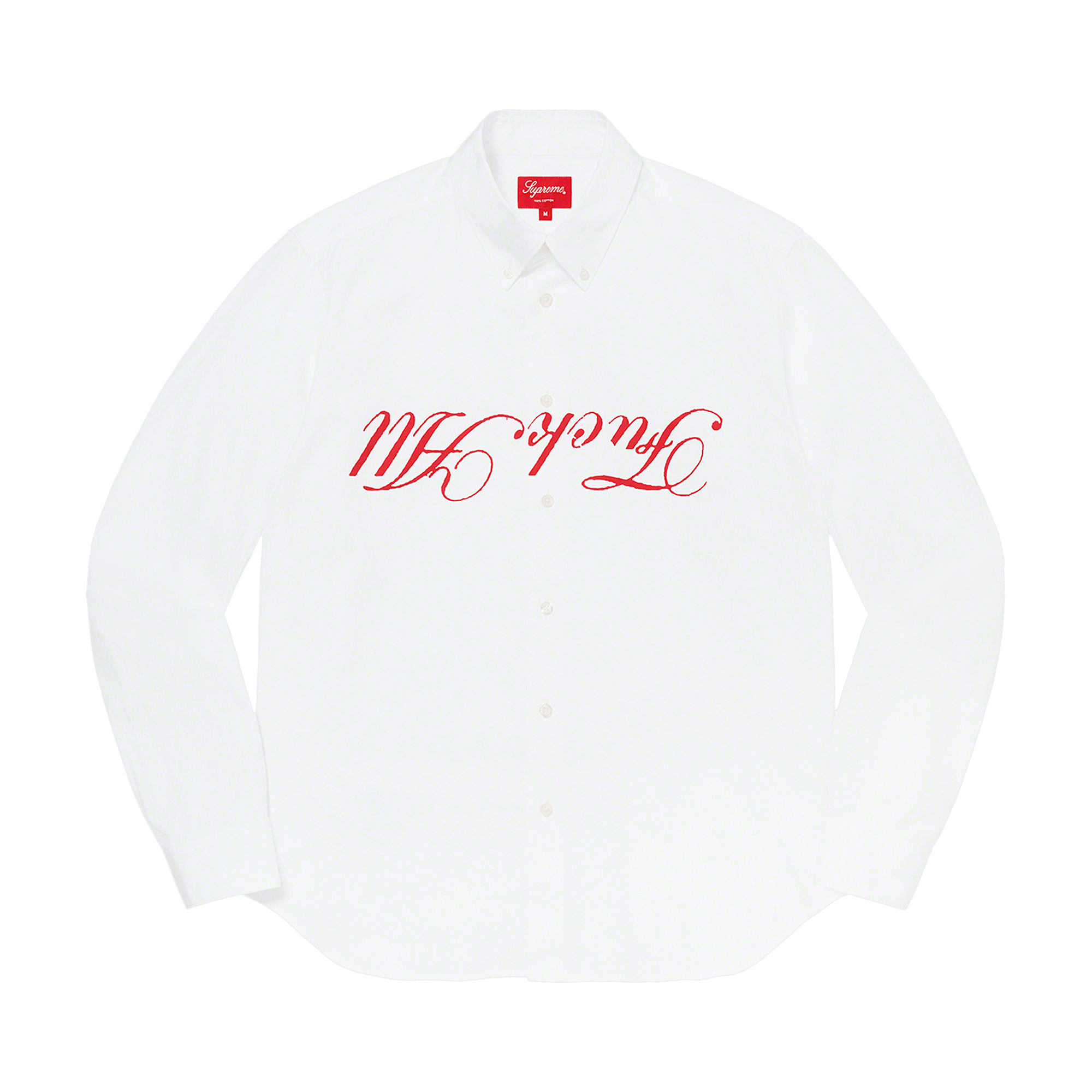 Supreme x Jamie Reid Fuck All Shirt 'White'