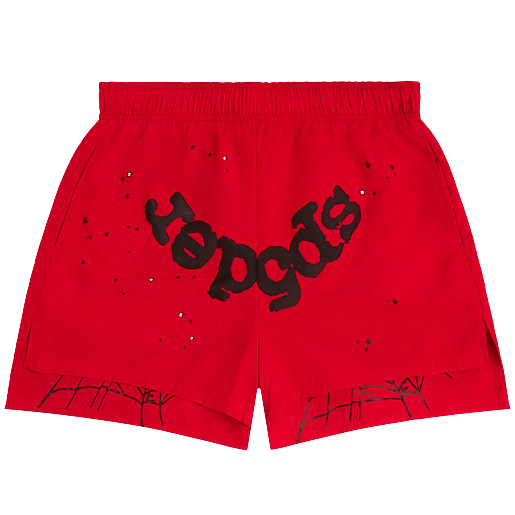 Sp5der OG Web Double Layer Short 'Red'