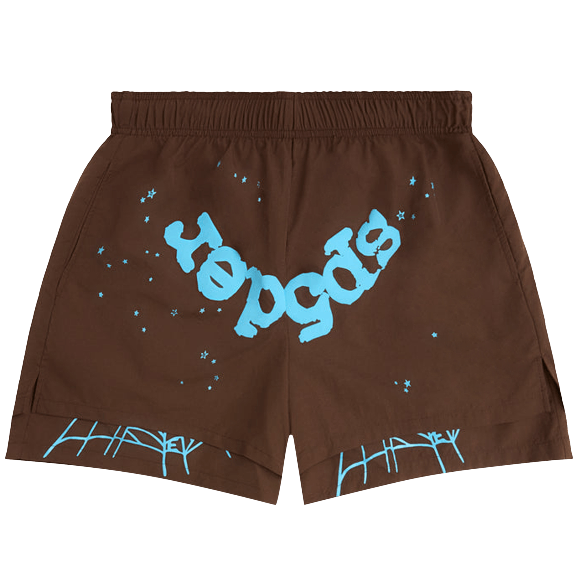 Sp5der OG Web Double Layer Short 'Brown'
