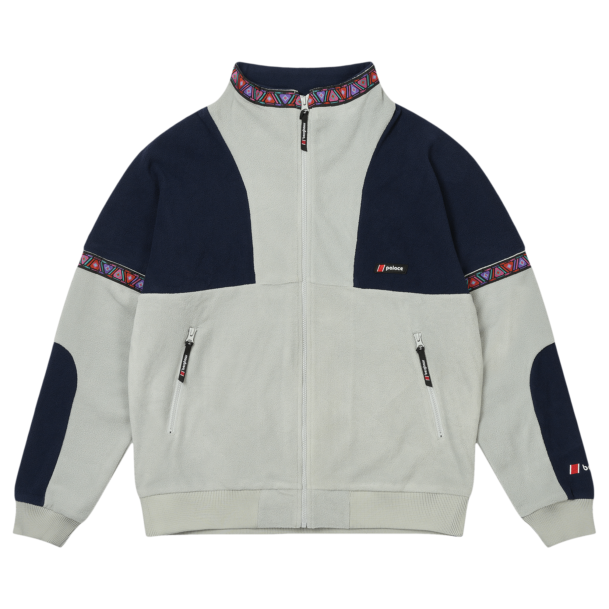 Palace Berghaus Fleece 'Grey/Purple'
