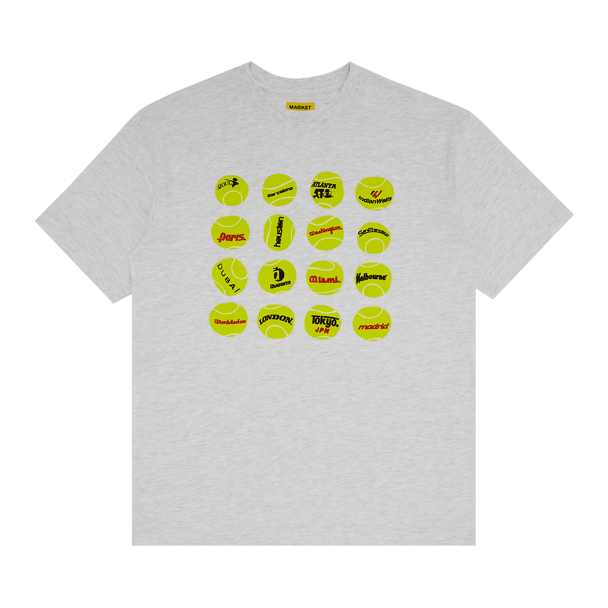Market Smiley Grand Slam T-Shirt 'Ash'