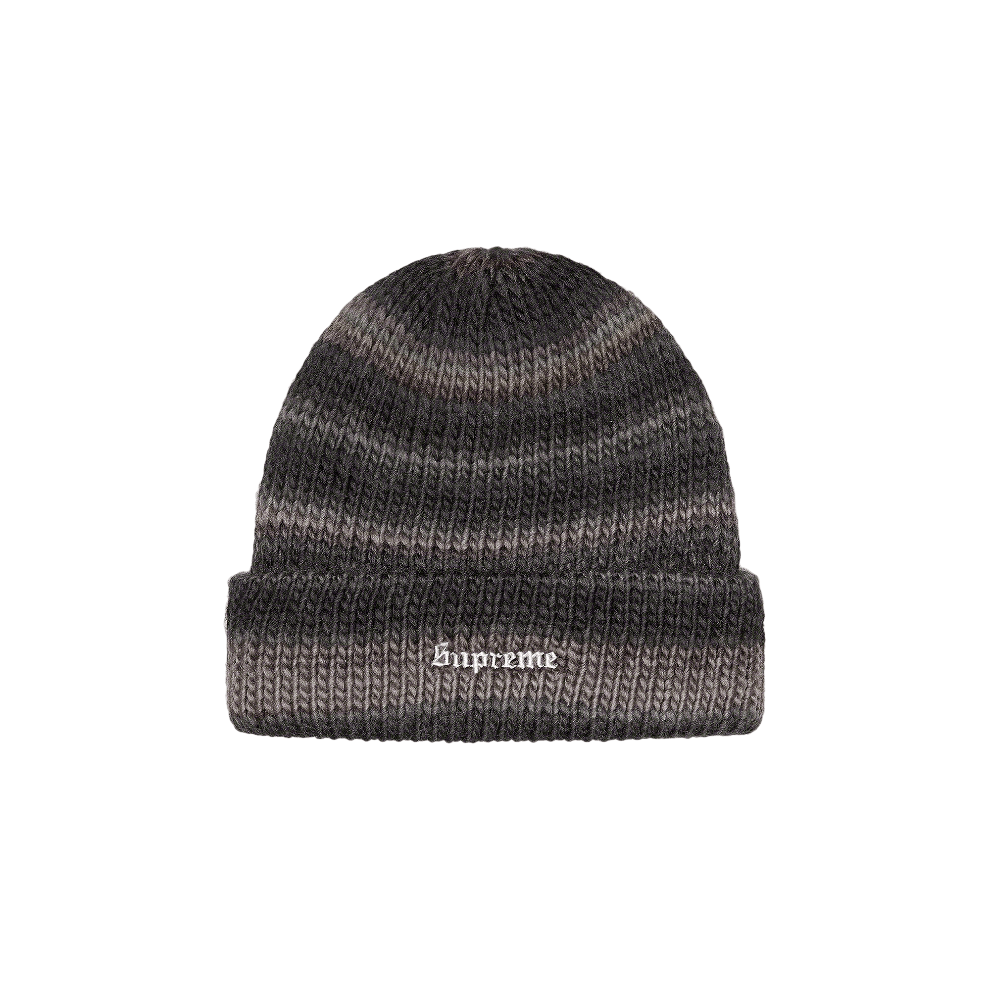 Supreme Ombre Stripe Beanie 'Black'