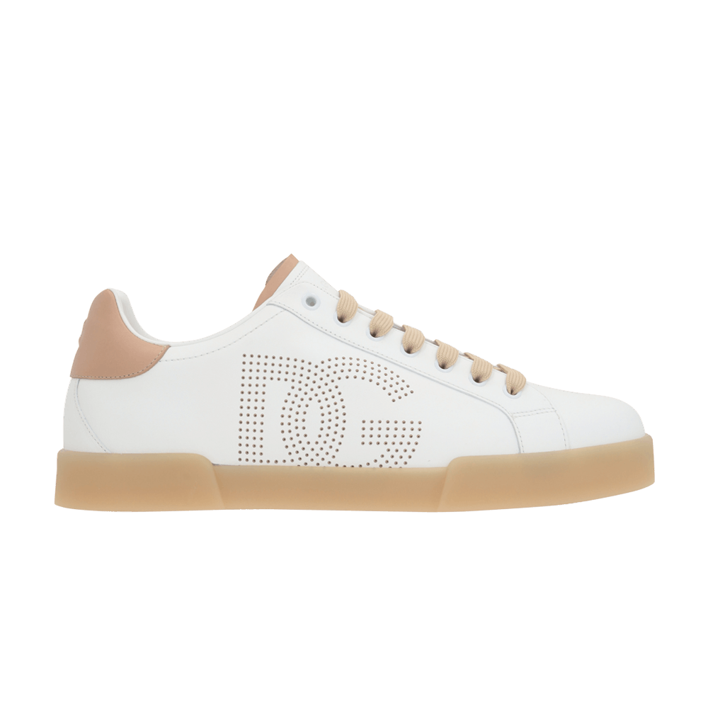 Dolce & Gabbana Portofino 'Perforated DG Logo - White Cream'