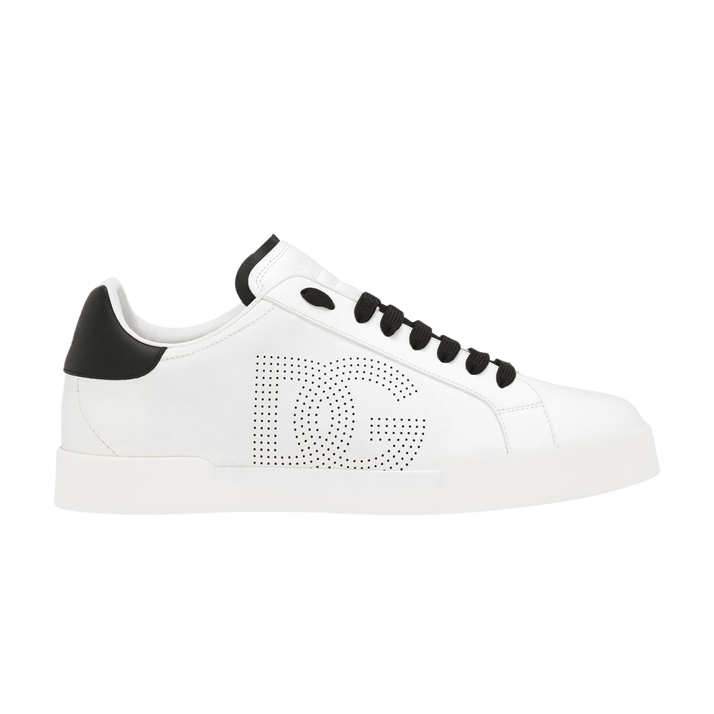 Dolce & Gabbana Portofino 'Perforated DG Logo - White Black'