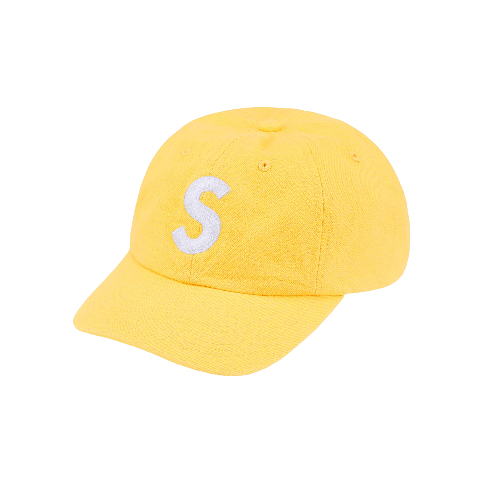 Supreme x Kevlar Denim S Logo 6-Panel 'Yellow'