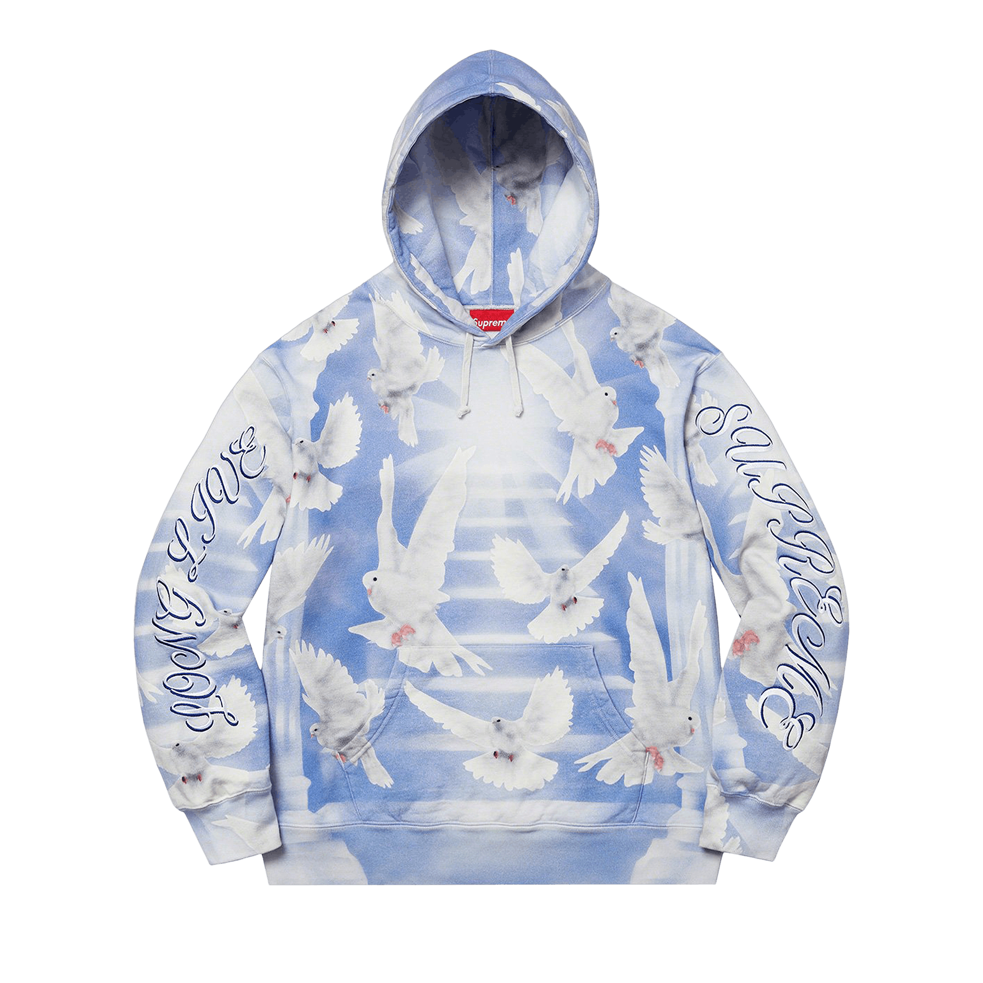 Supreme Doves Hooded Sweatshirt 'Blue'