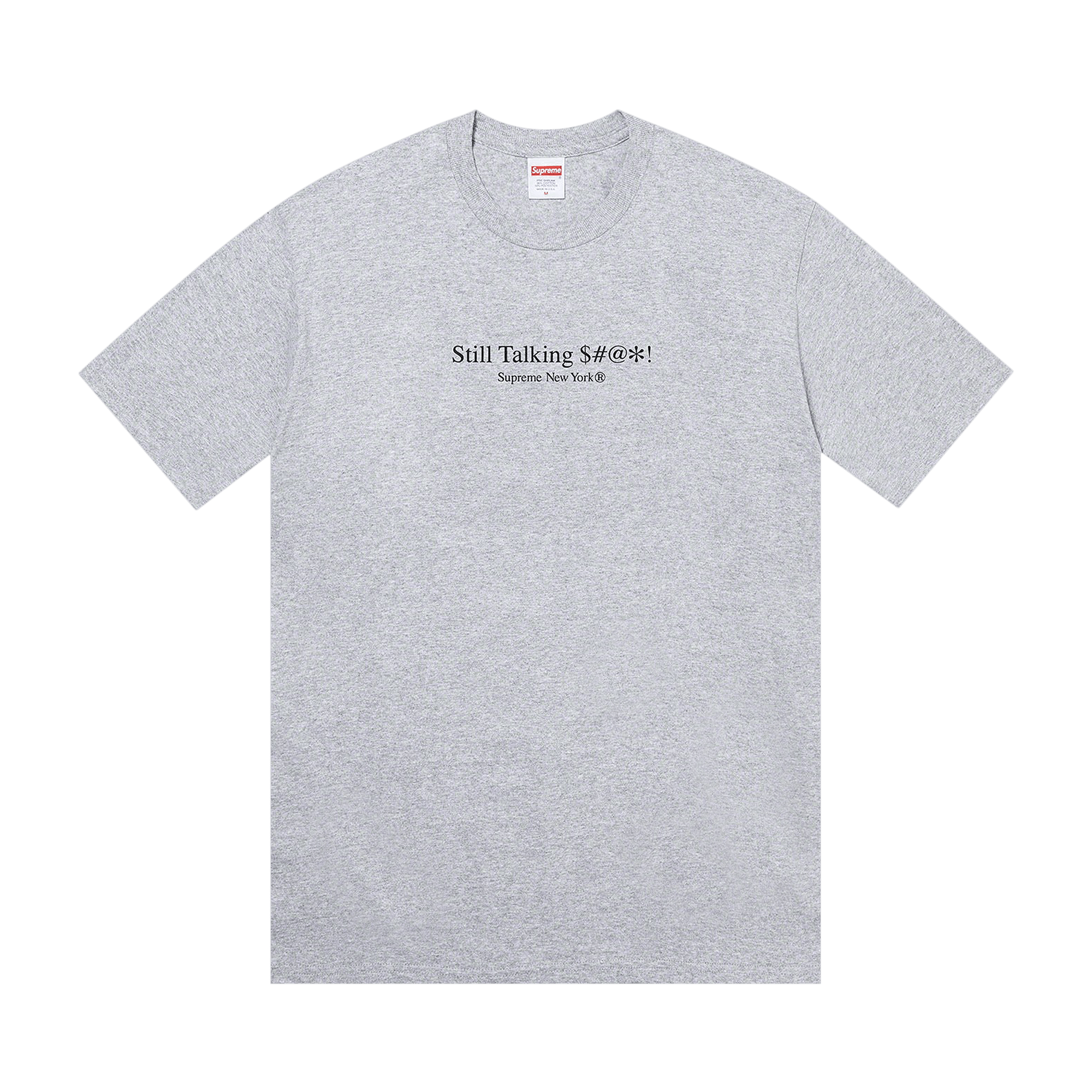 Supreme Still Talking Tee 'Heather Grey'