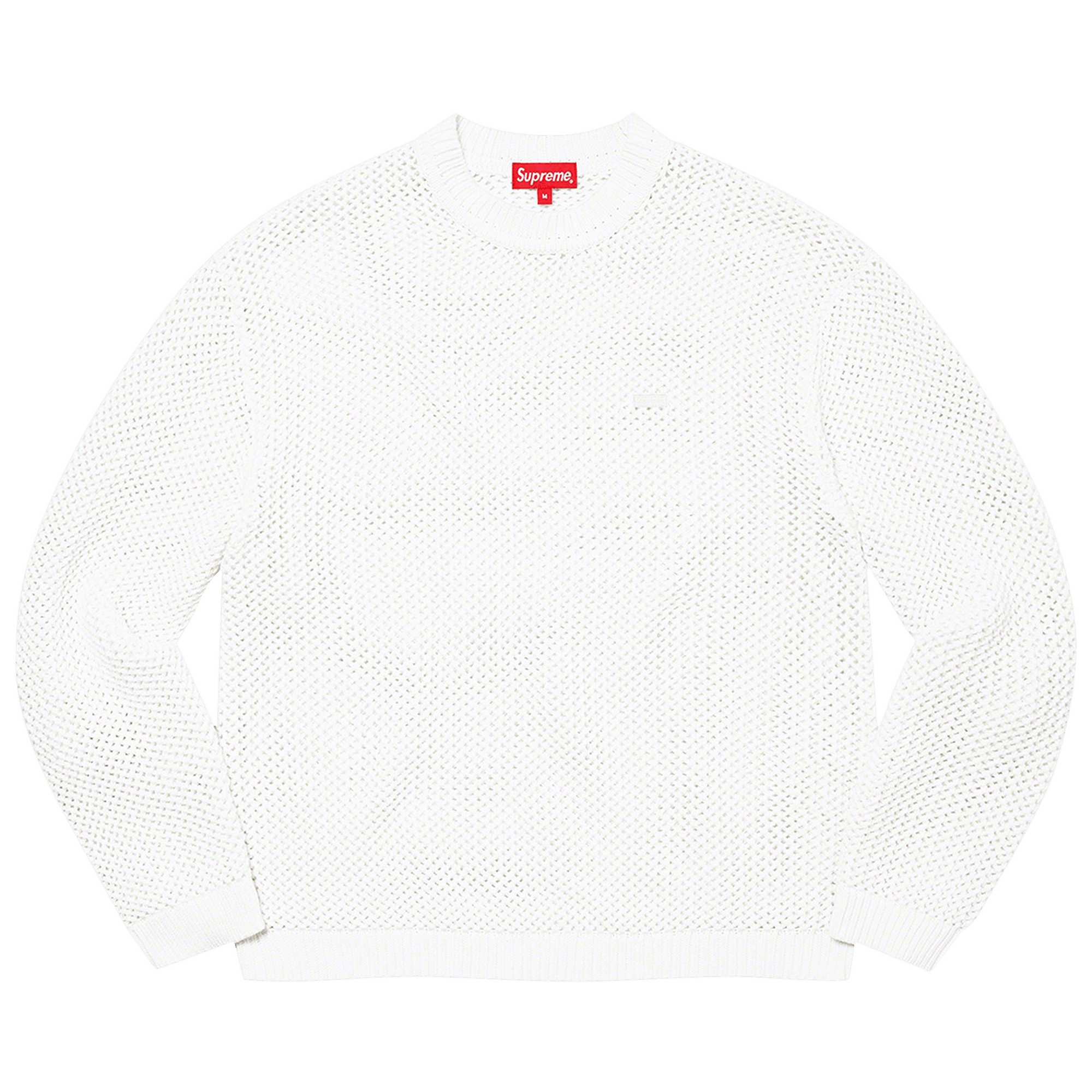 Supreme Open Knit Smallbox Sweater 'White'