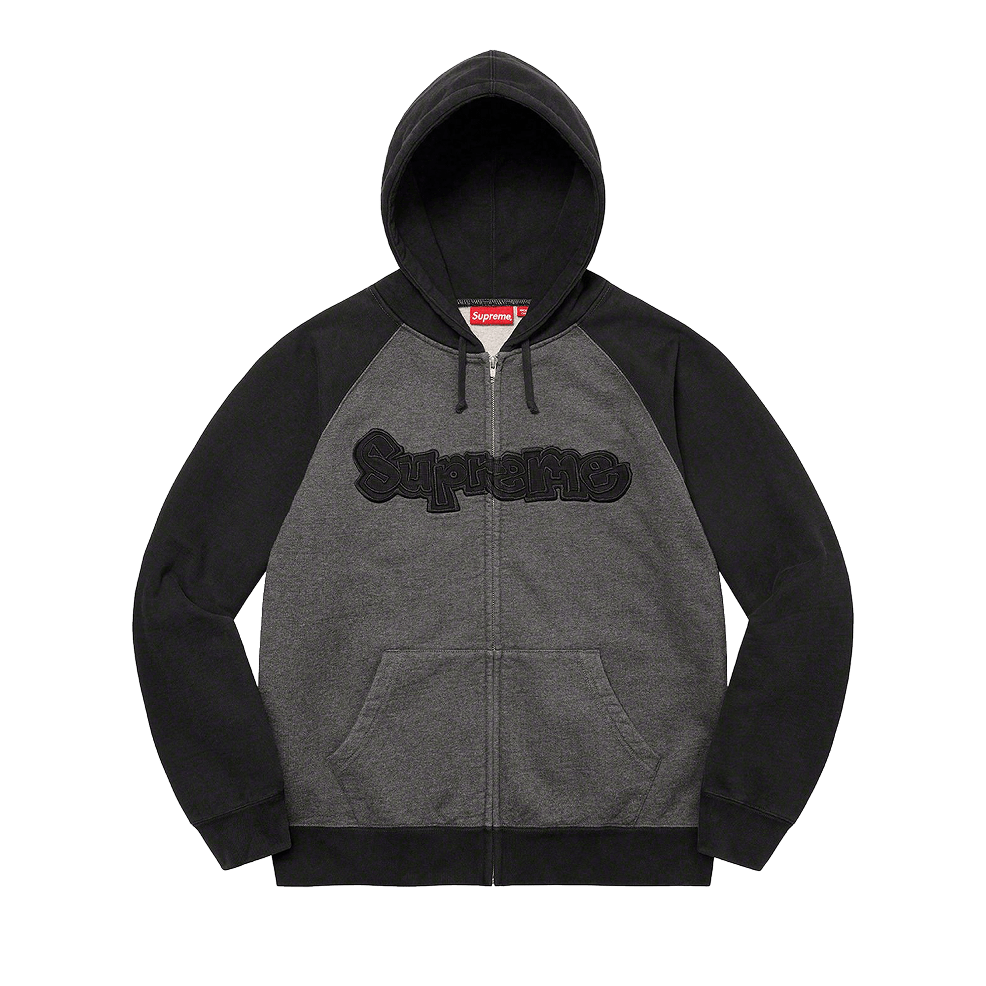 Supreme Gonz Appliqué Zip Up Hooded Sweatshirt 'Black'