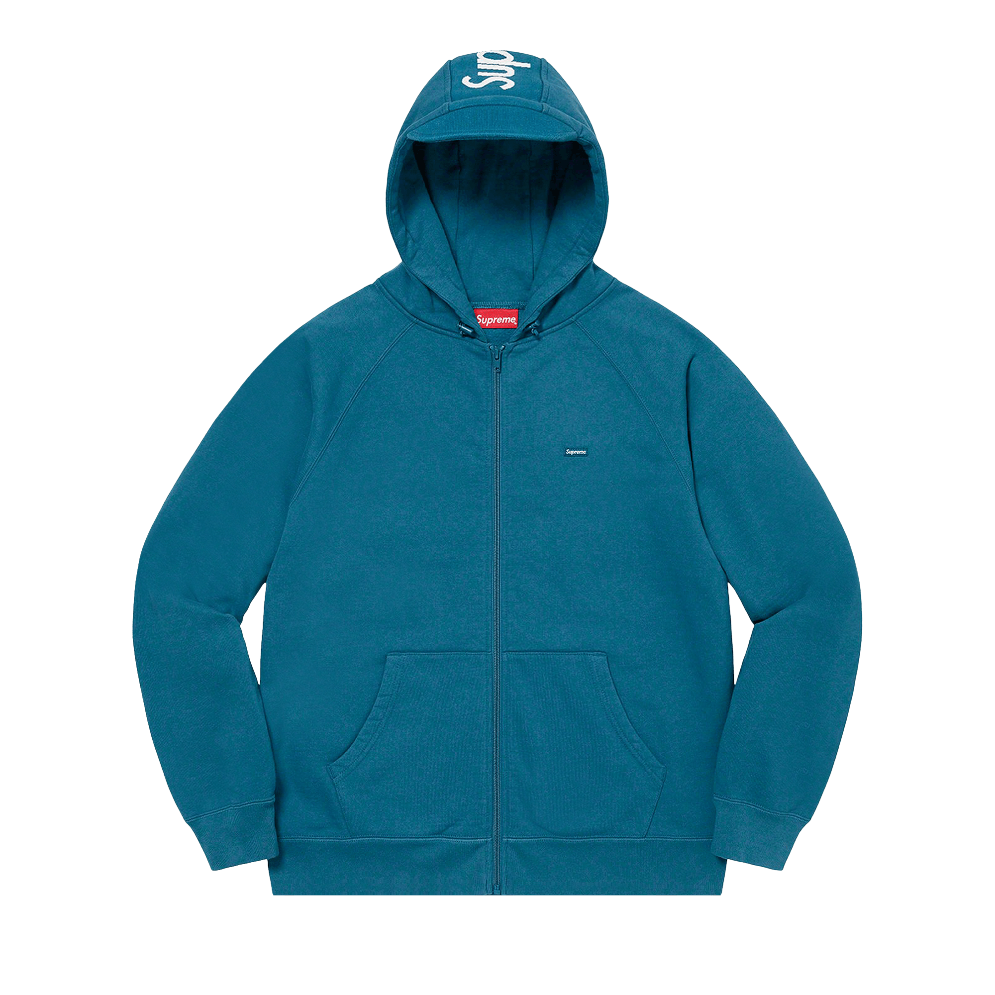 Supreme Brim Zip Up Hooded Sweatshirt 'Marine Blue'