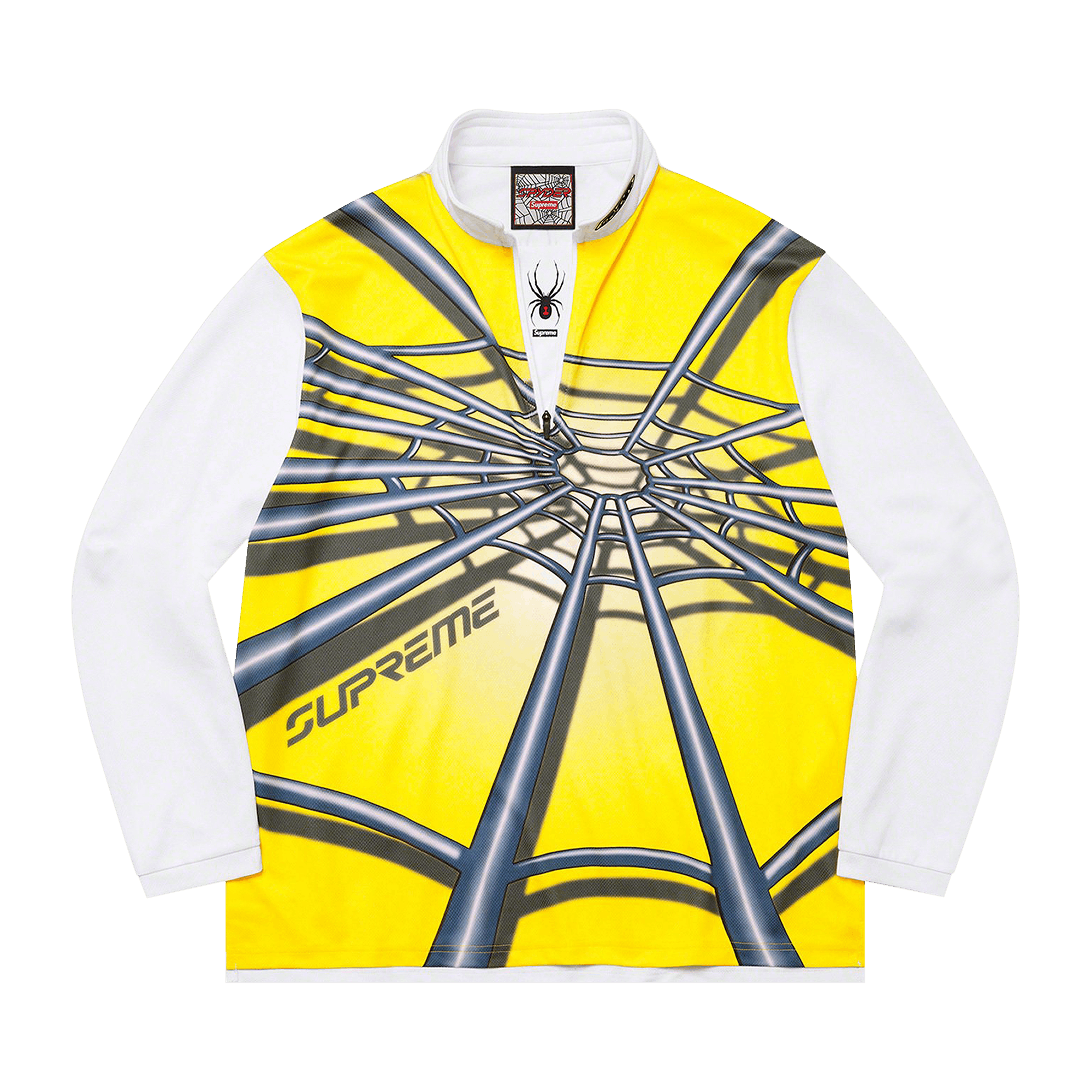 Supreme x Spyder Web Half Zip Pullover 'Yellow'