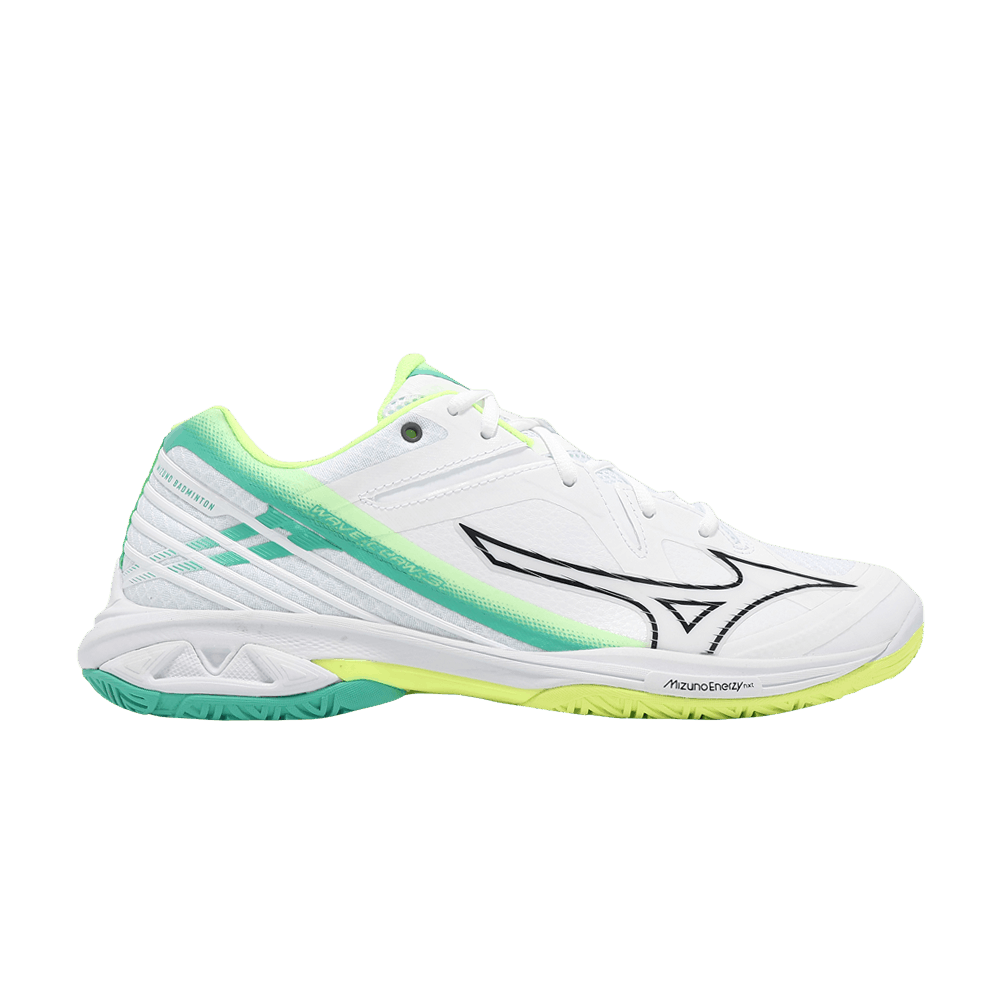 Mizuno Wave Claw 3 Wide 'White Neo Lime'