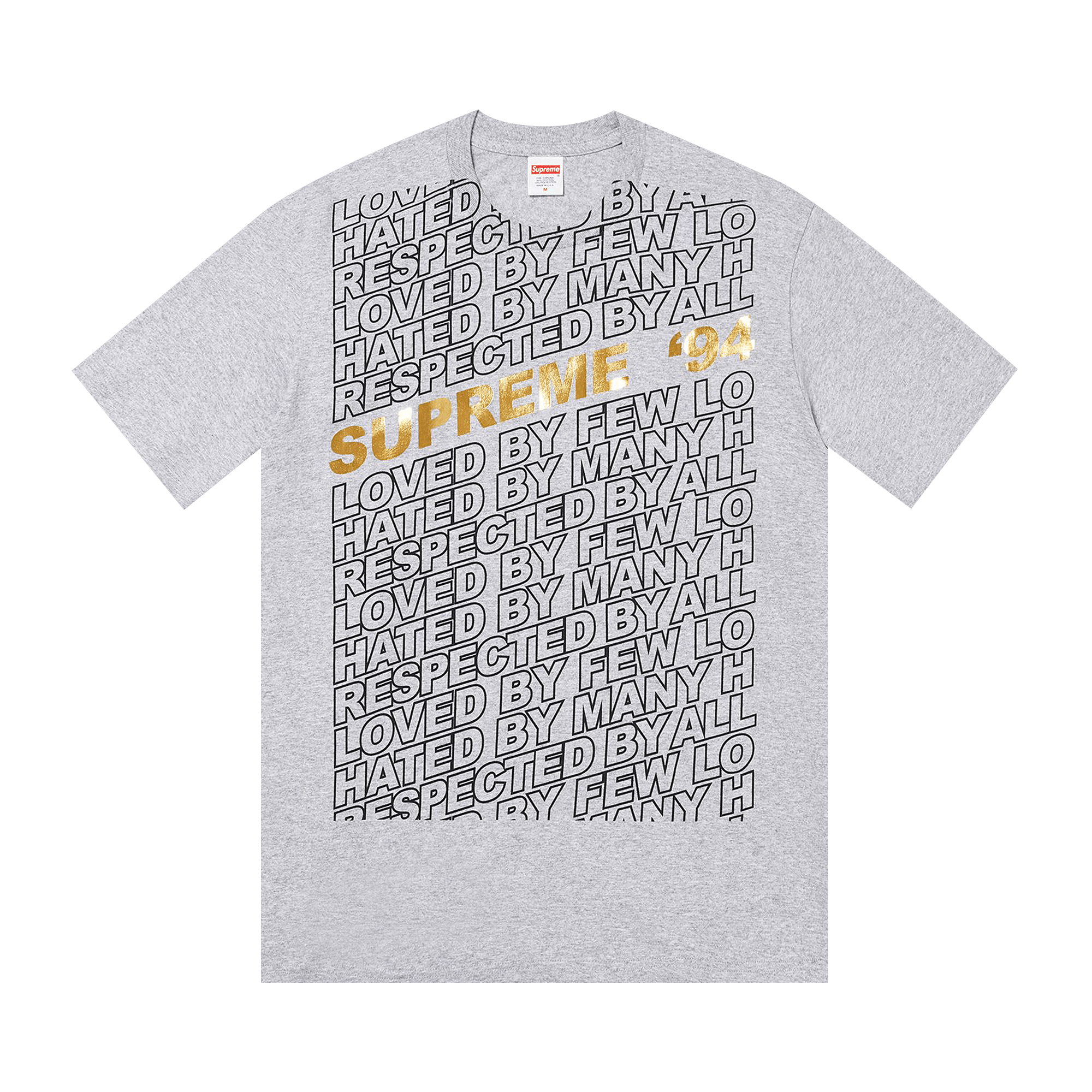 Supreme Respected Tee 'Heather Grey'