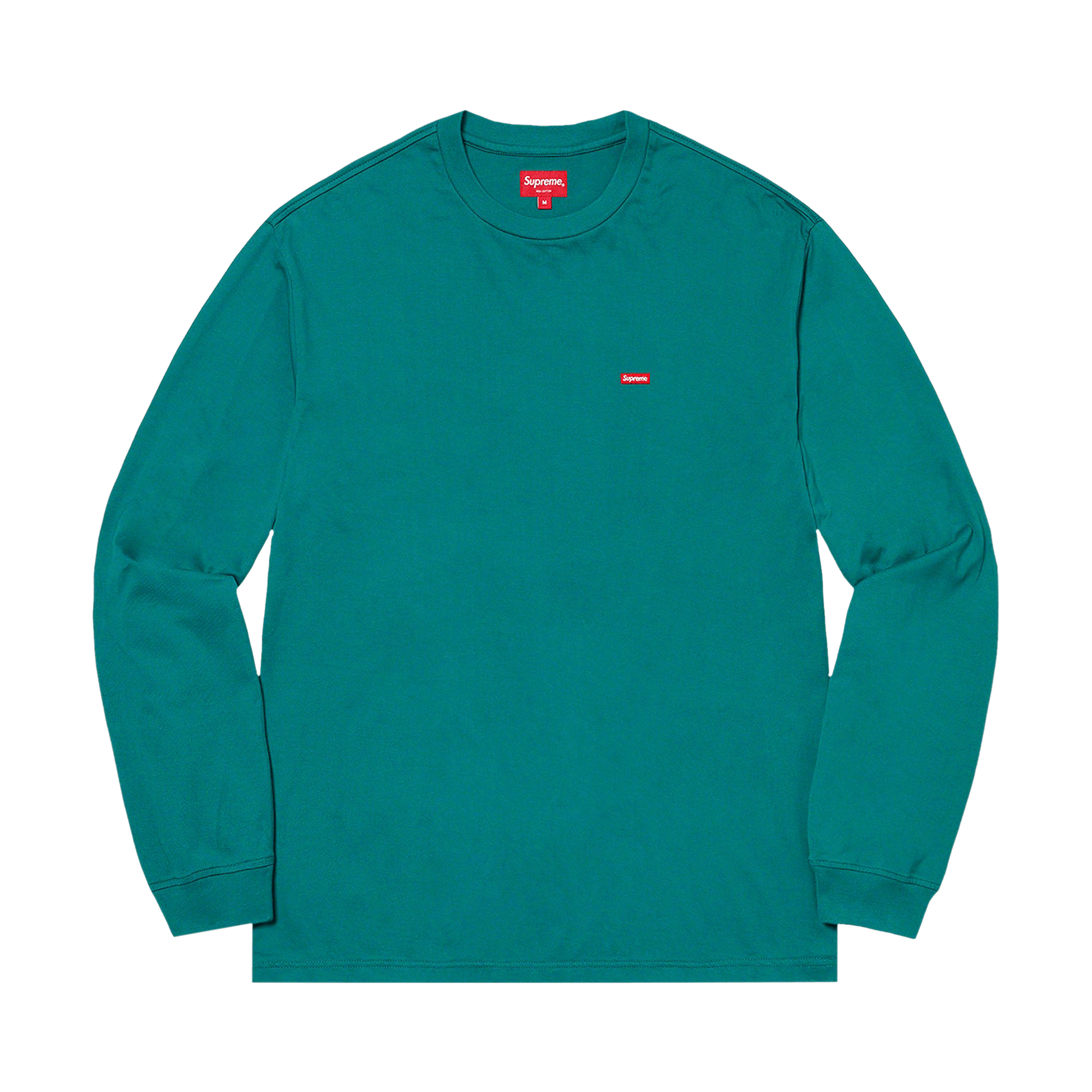 Supreme Small Box Long-Sleeve Tee 'Teal'
