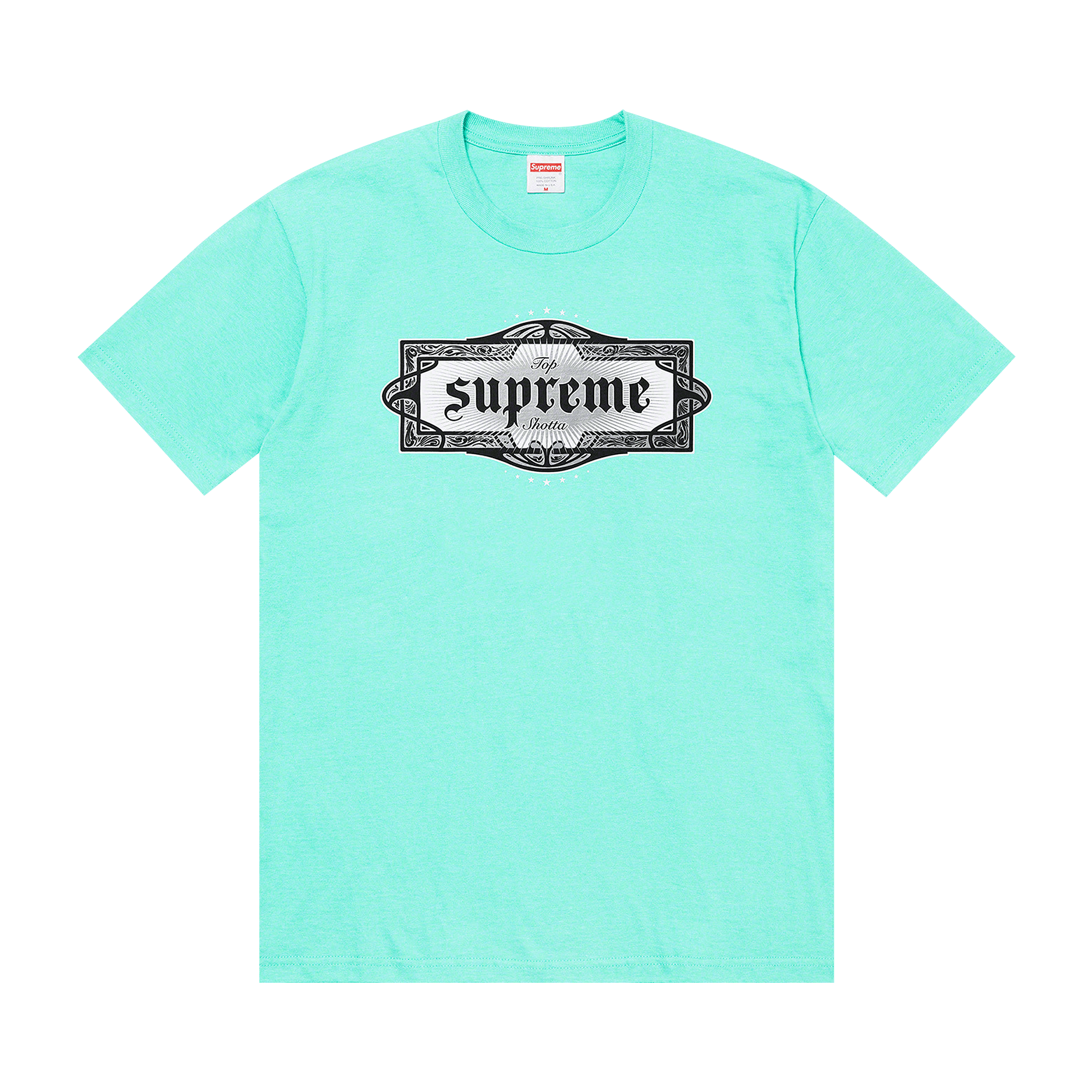 Supreme Top Shotta Tee 'Teal'