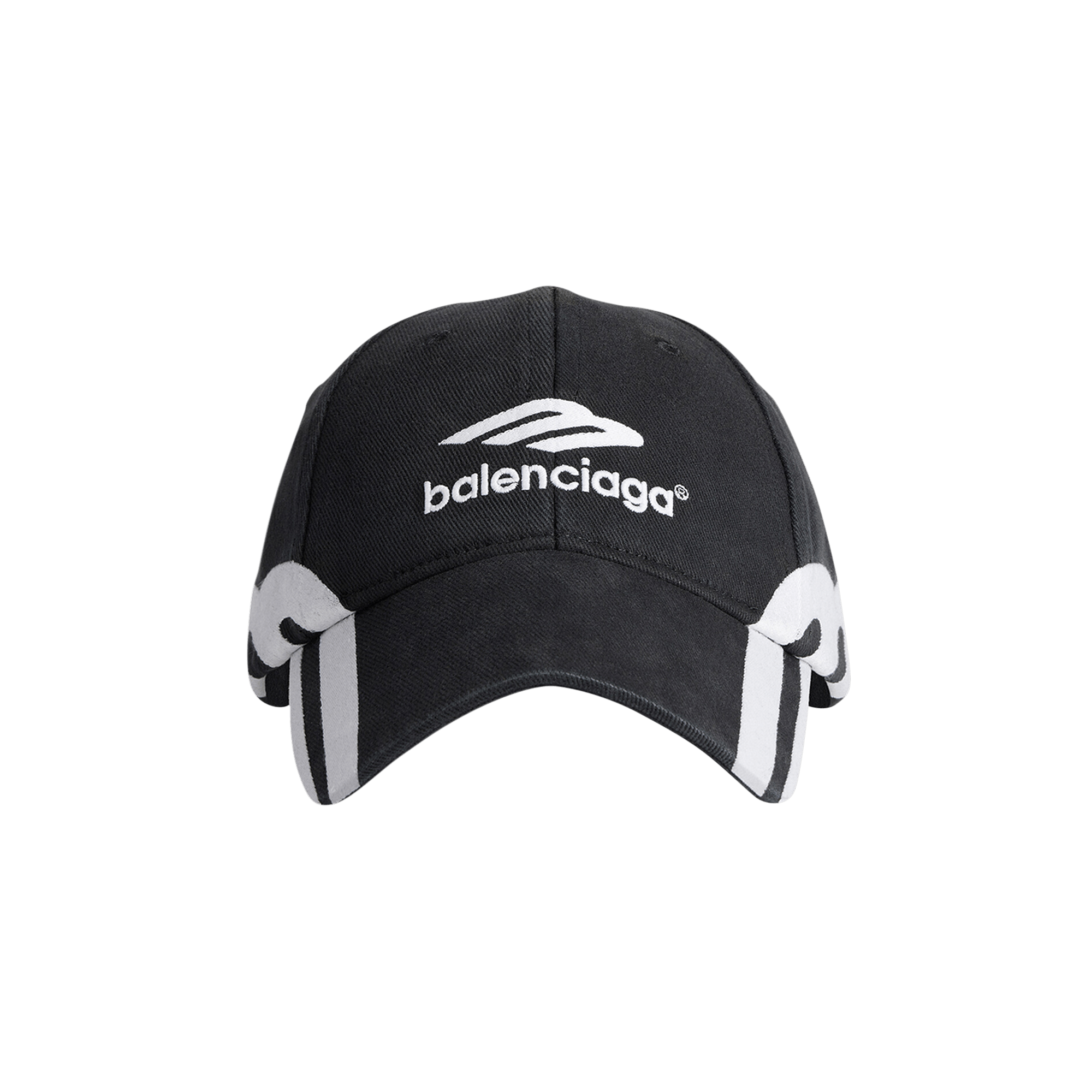 Balenciaga 3B Logo Cap 'Faded Black/White'