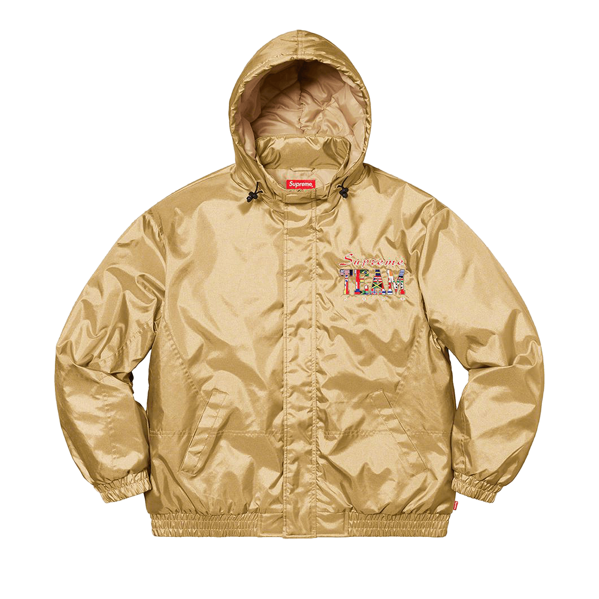 Supreme Team Puffy Jacket 'Gold'