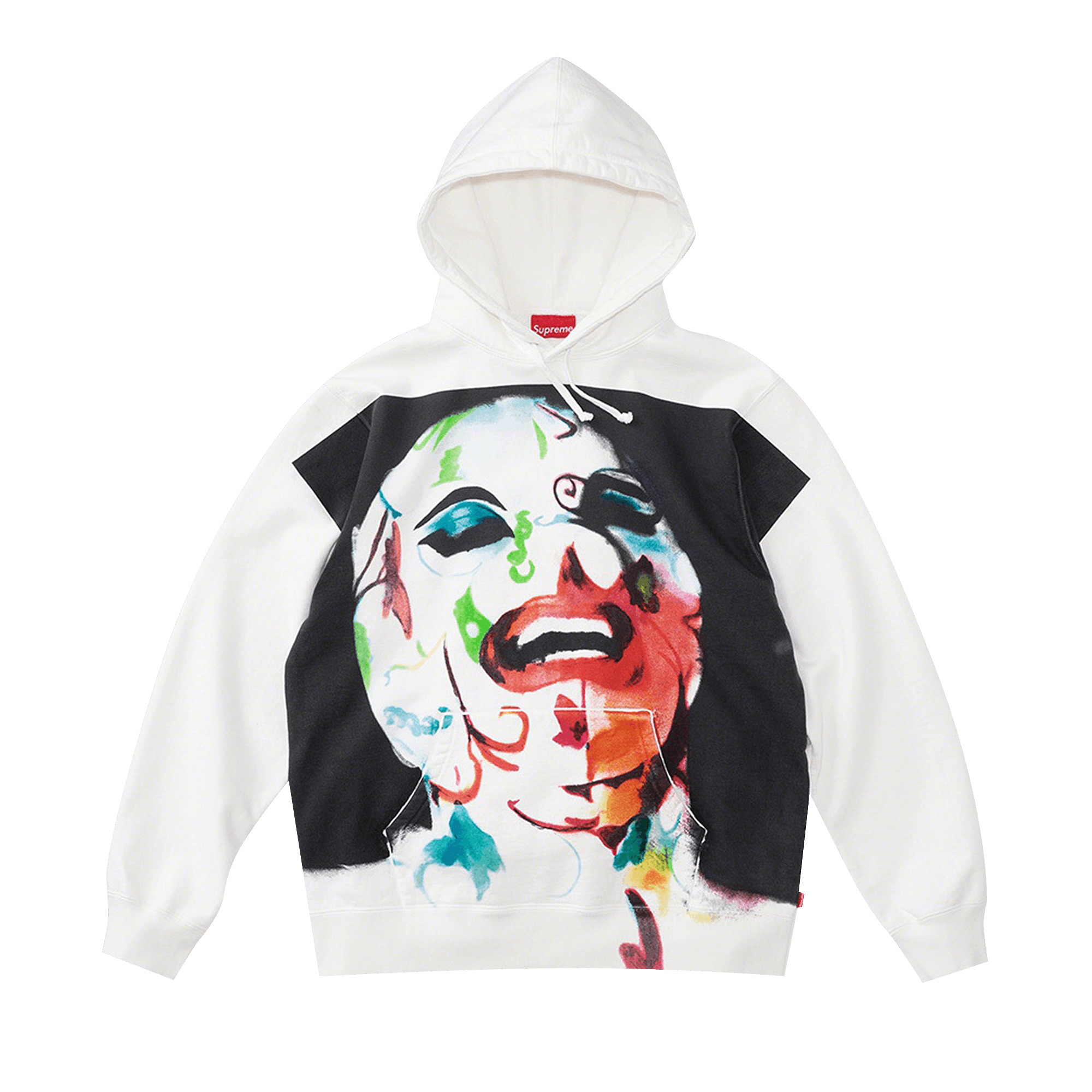 Supreme Leigh Bowery Airbrushed Hooded Sweatshirt 'White'