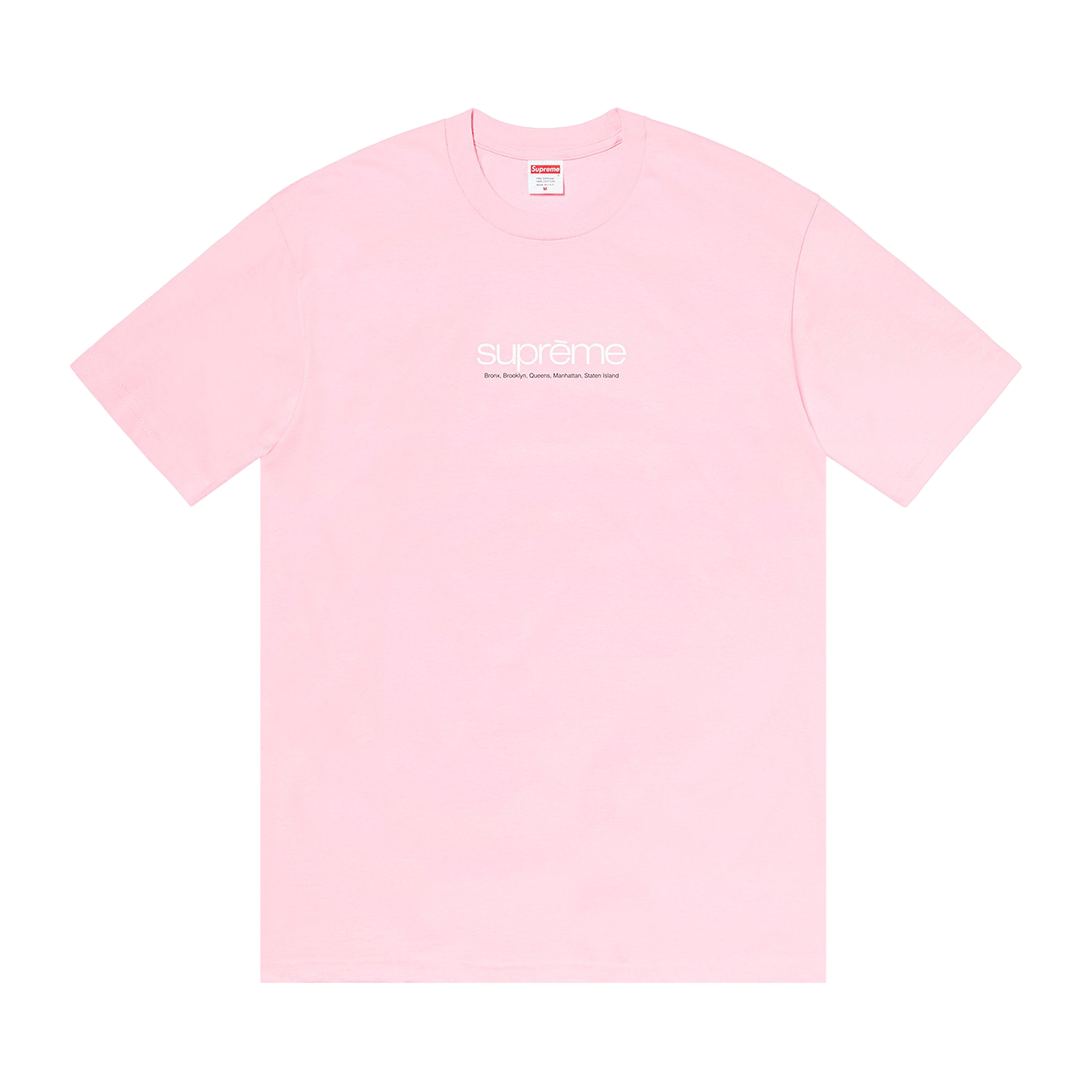 Supreme Five Boroughs Tee 'Light Pink'