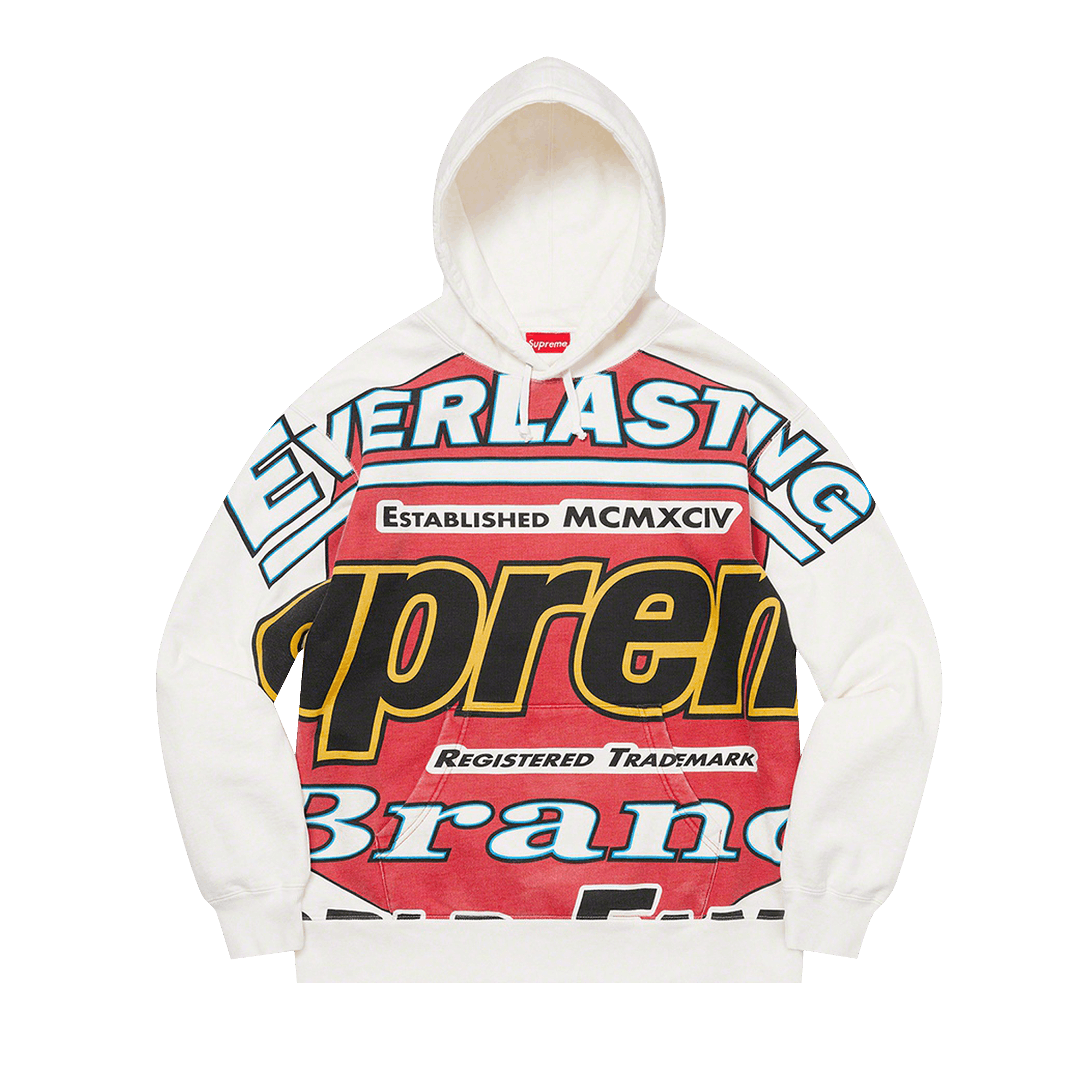 Supreme Everlasting Hooded Sweatshirt 'White'