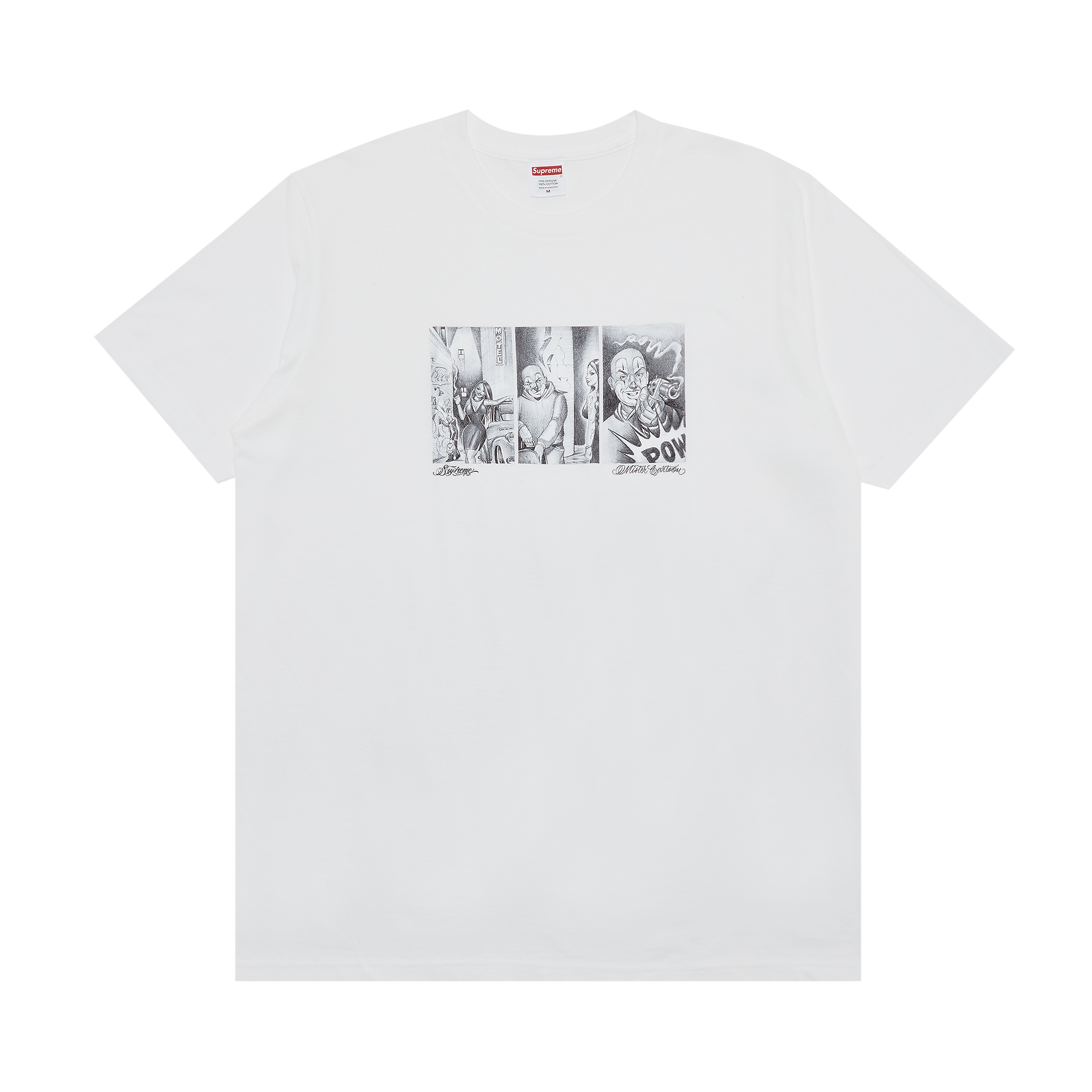 Supreme Mister Cartoon Pow Tee 'White'