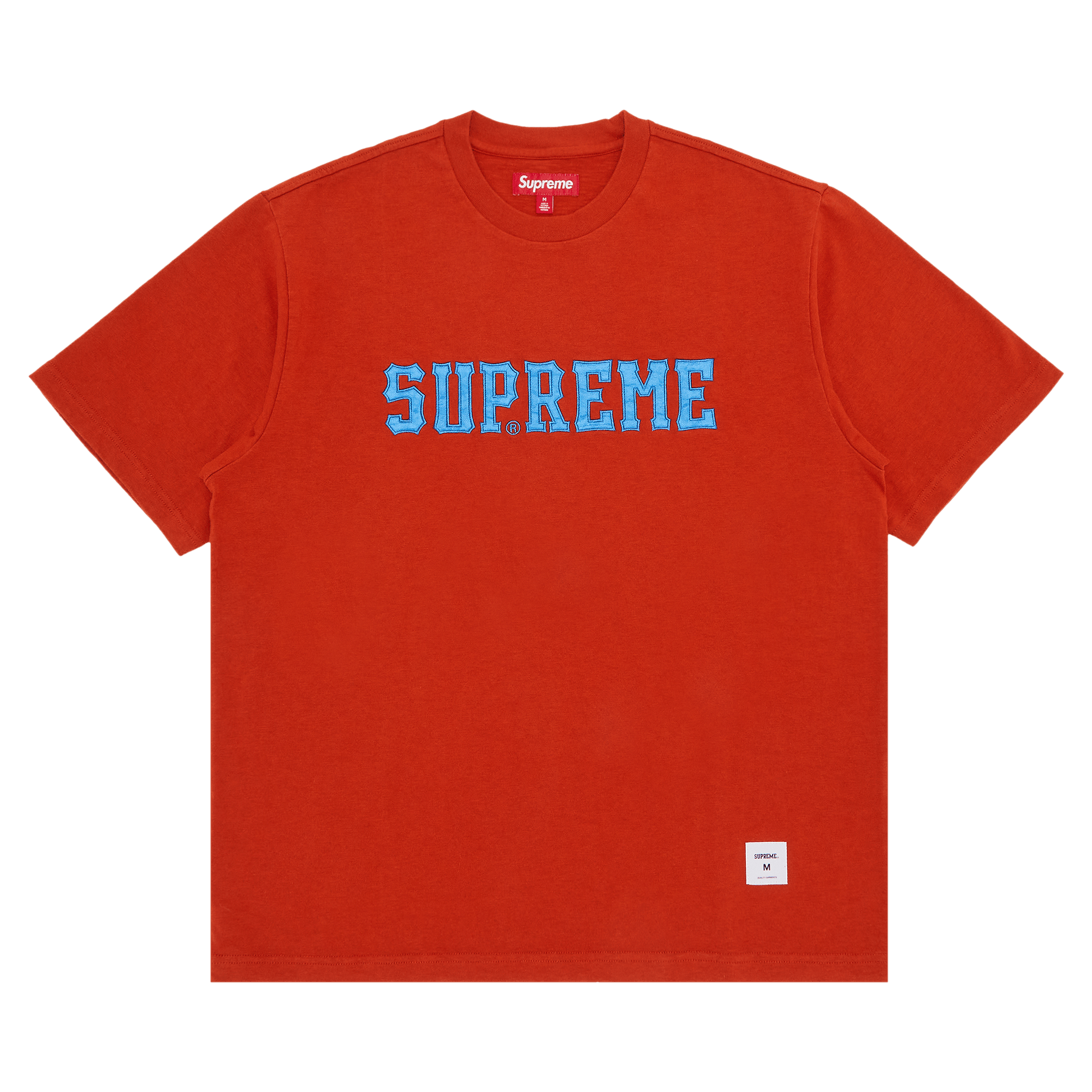 Supreme Twill Appliqué Short-Sleeve Top 'Orange'
