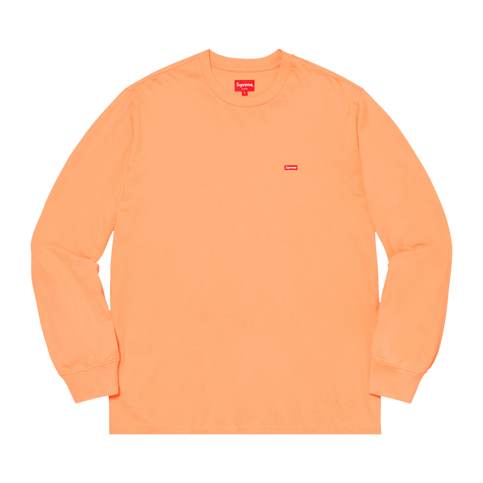 Supreme Small Box Long-Sleeve Tee 'Peach'