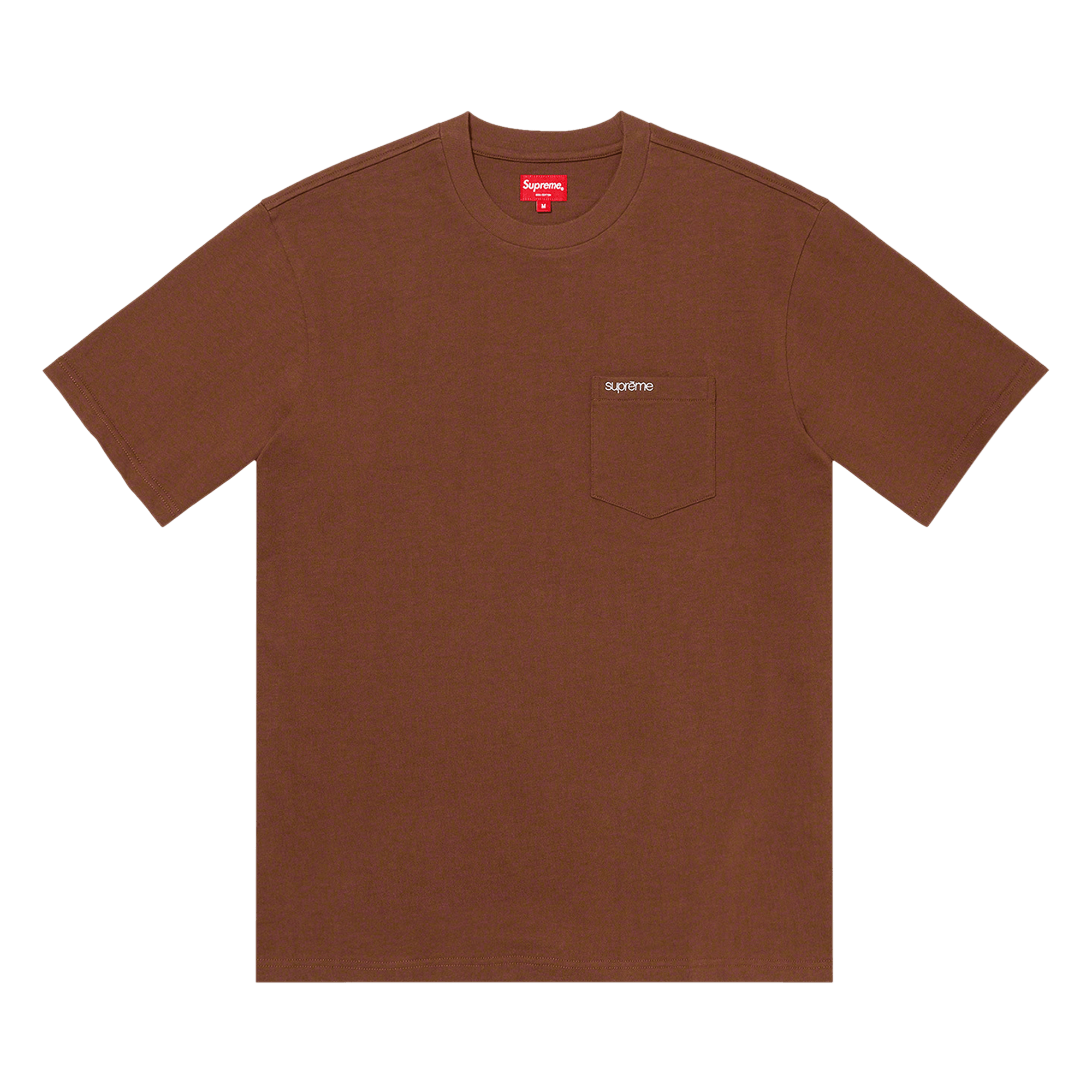 Supreme Short-Sleeve Pocket Tee 'Brown'