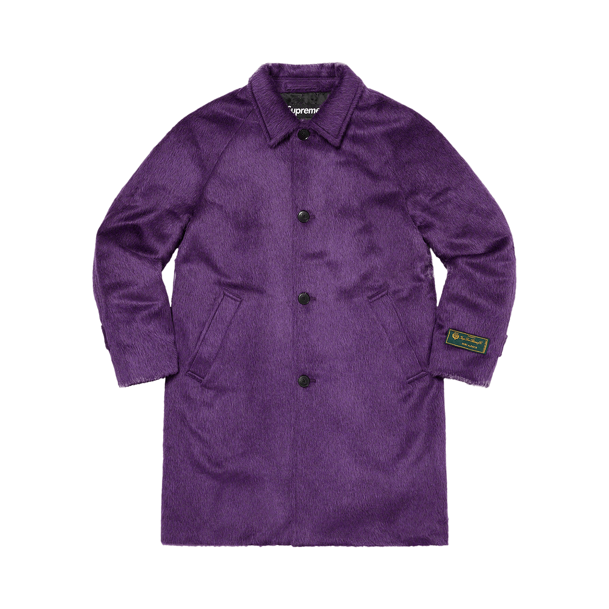 Supreme Alpaca Overcoat 'Purple'