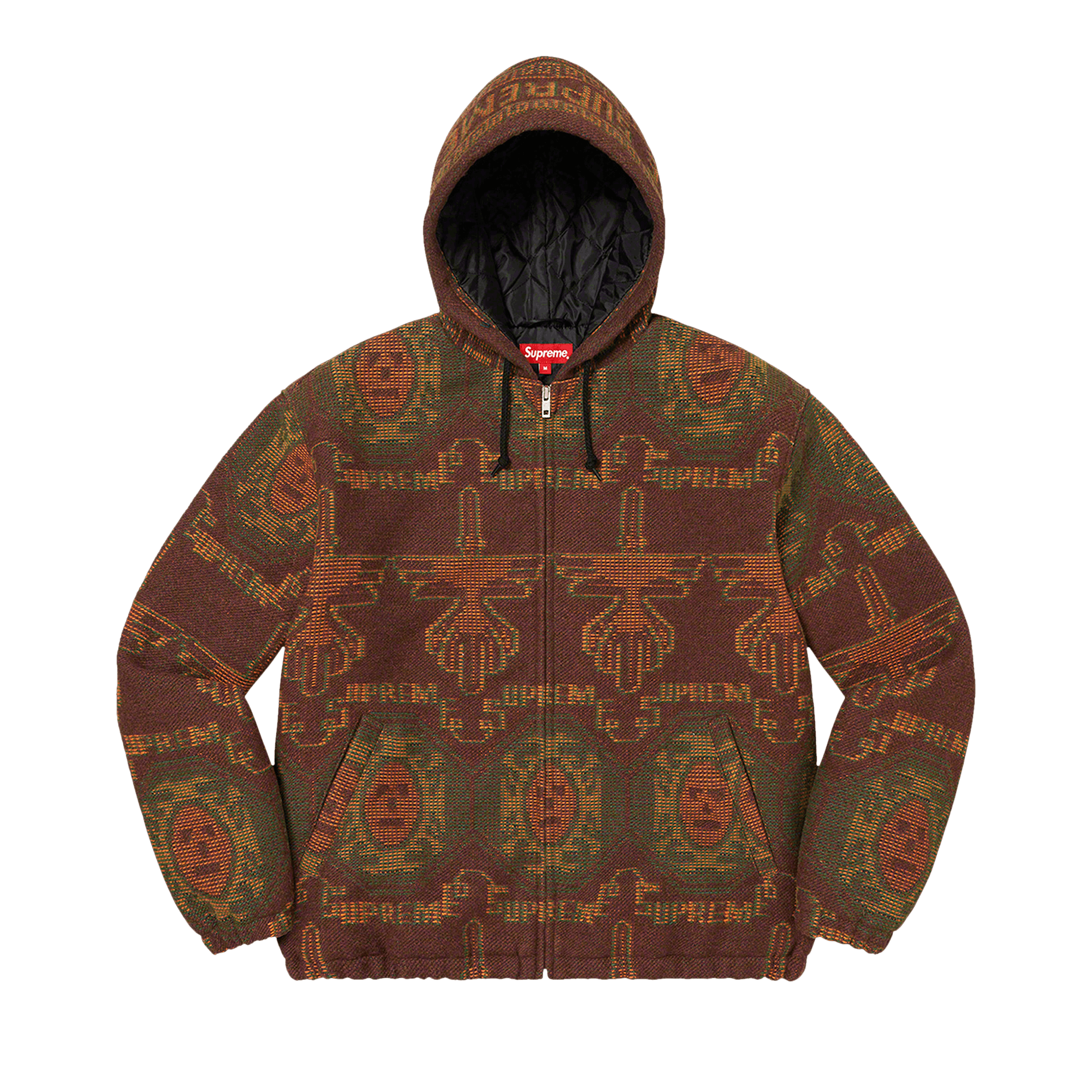 Supreme Woven Hooded Jacket 'Rust'