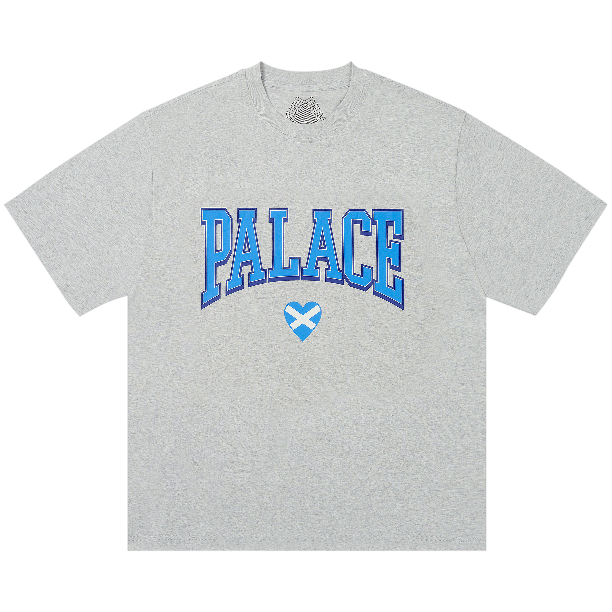 Palace Squad T-Shirt 'Grey Marl'