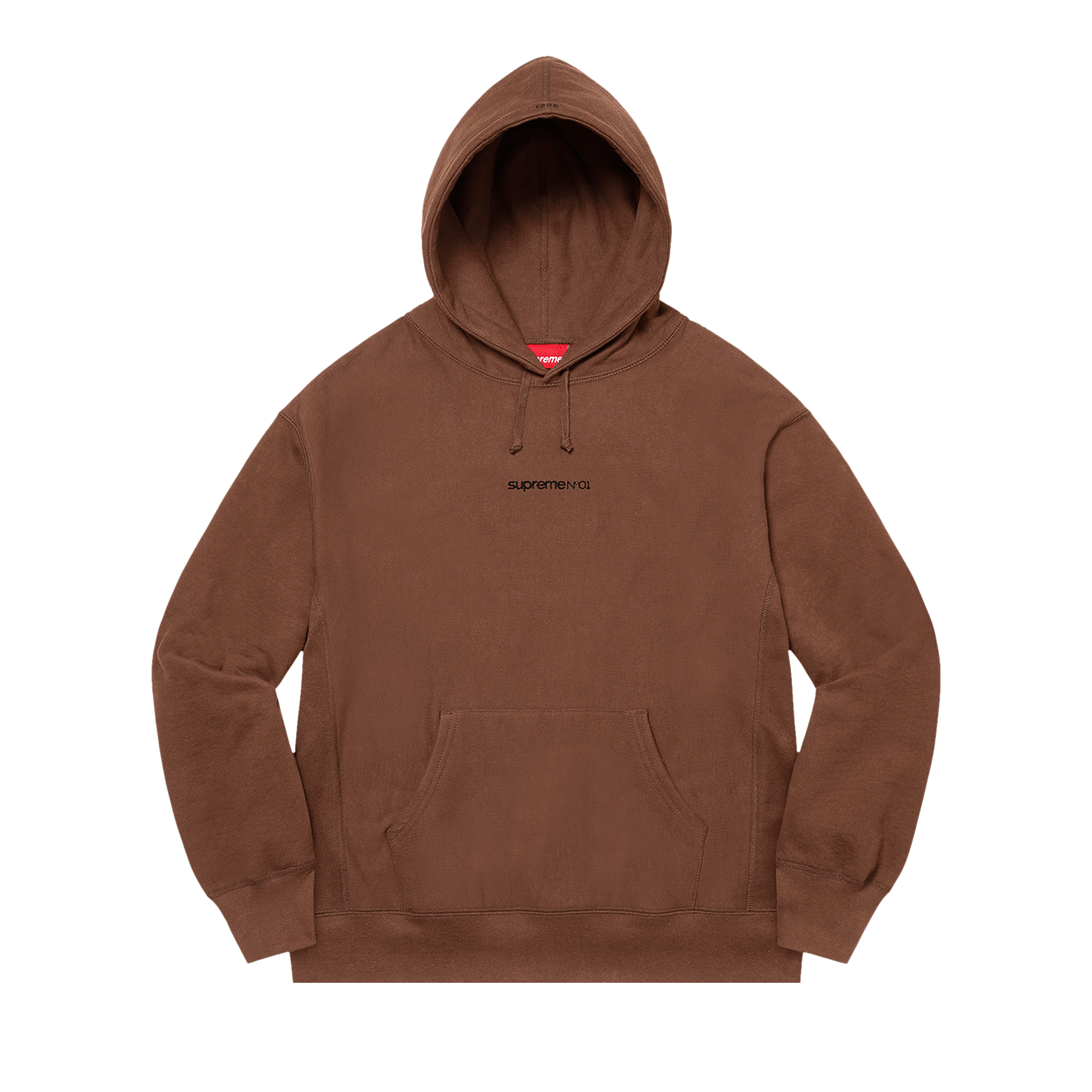 Supreme Number One Hooded Sweatshirt 'Dark Brown'
