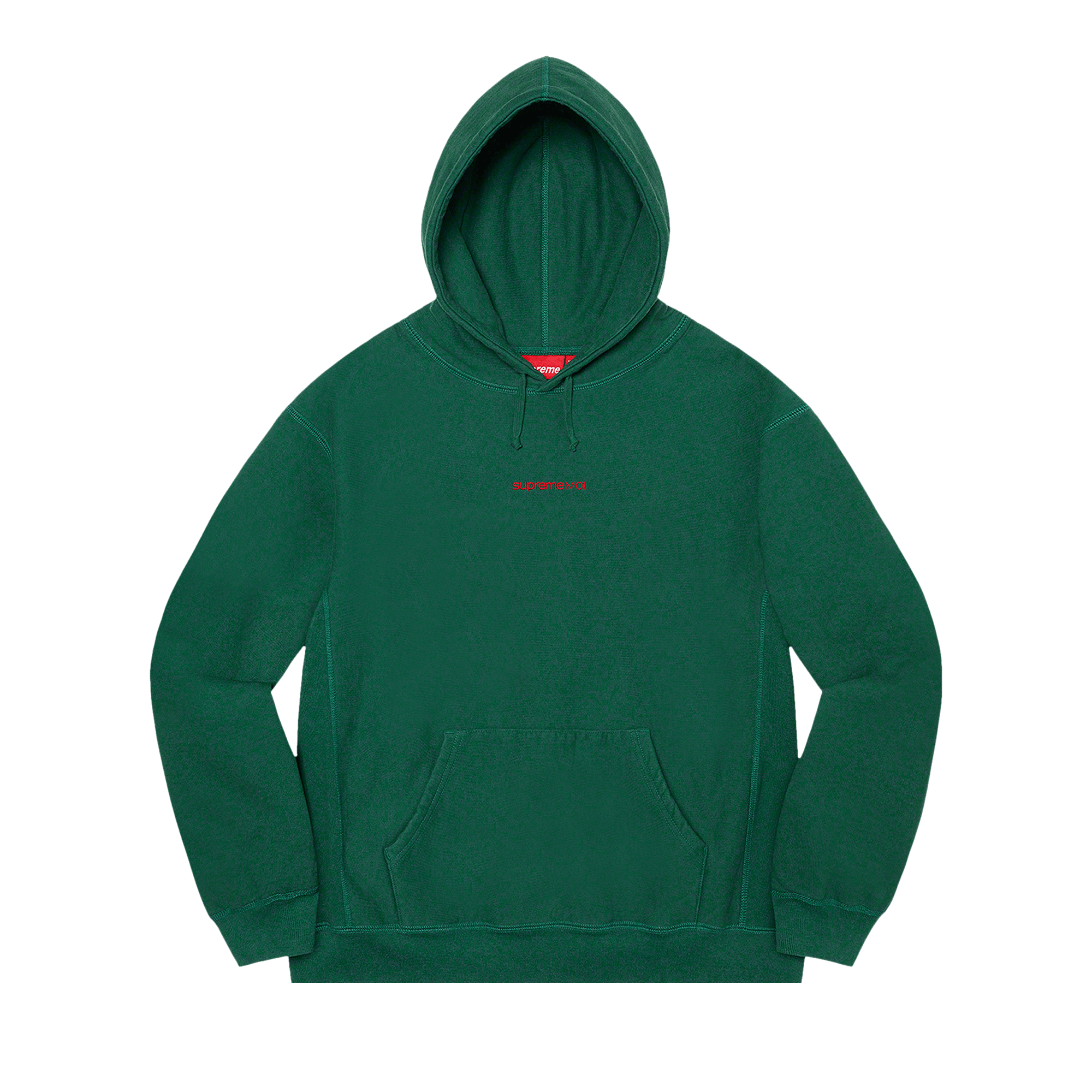 Supreme Number One Hooded Sweatshirt 'Dark Green'