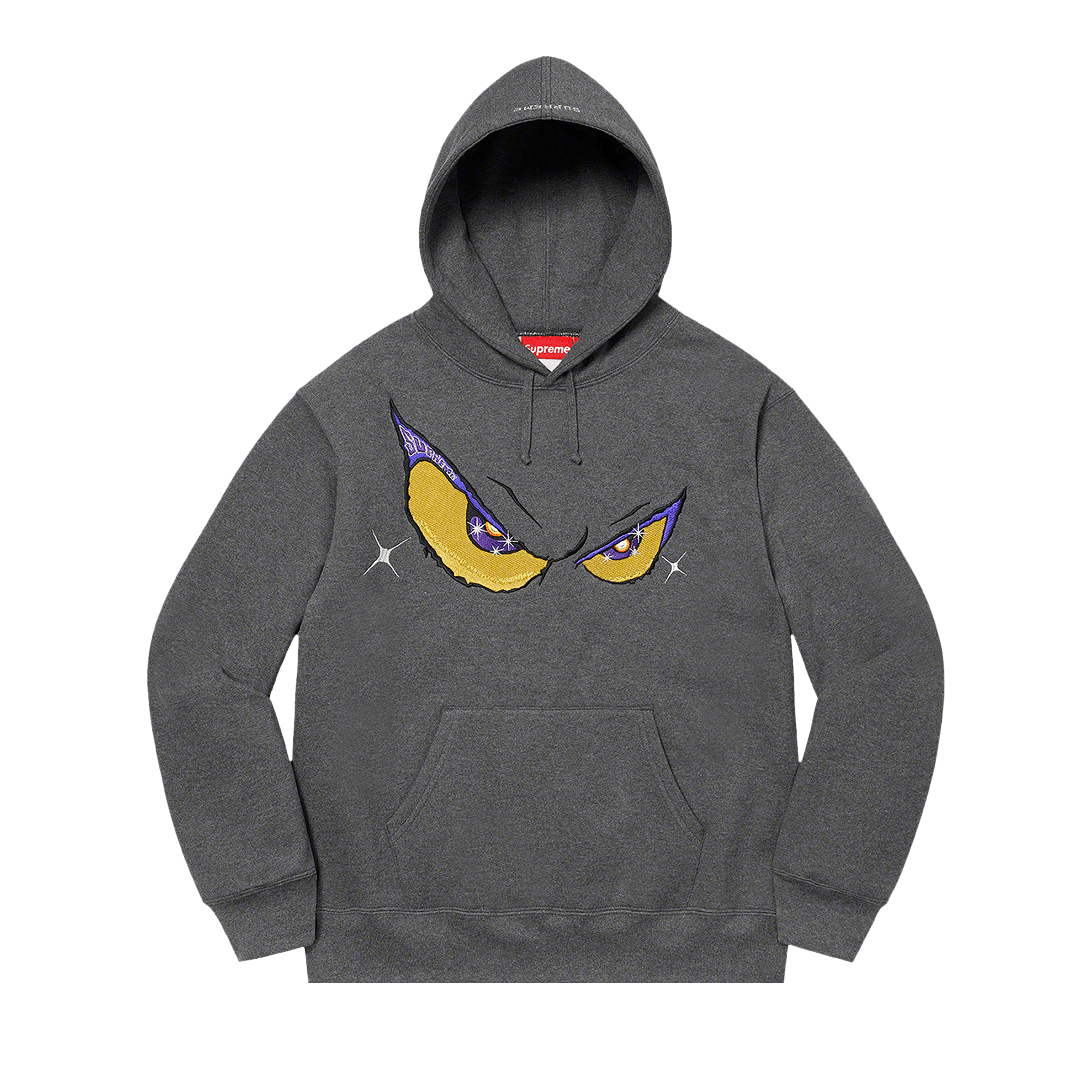 Supreme Eyes Hooded Sweatshirt 'Charcoal'