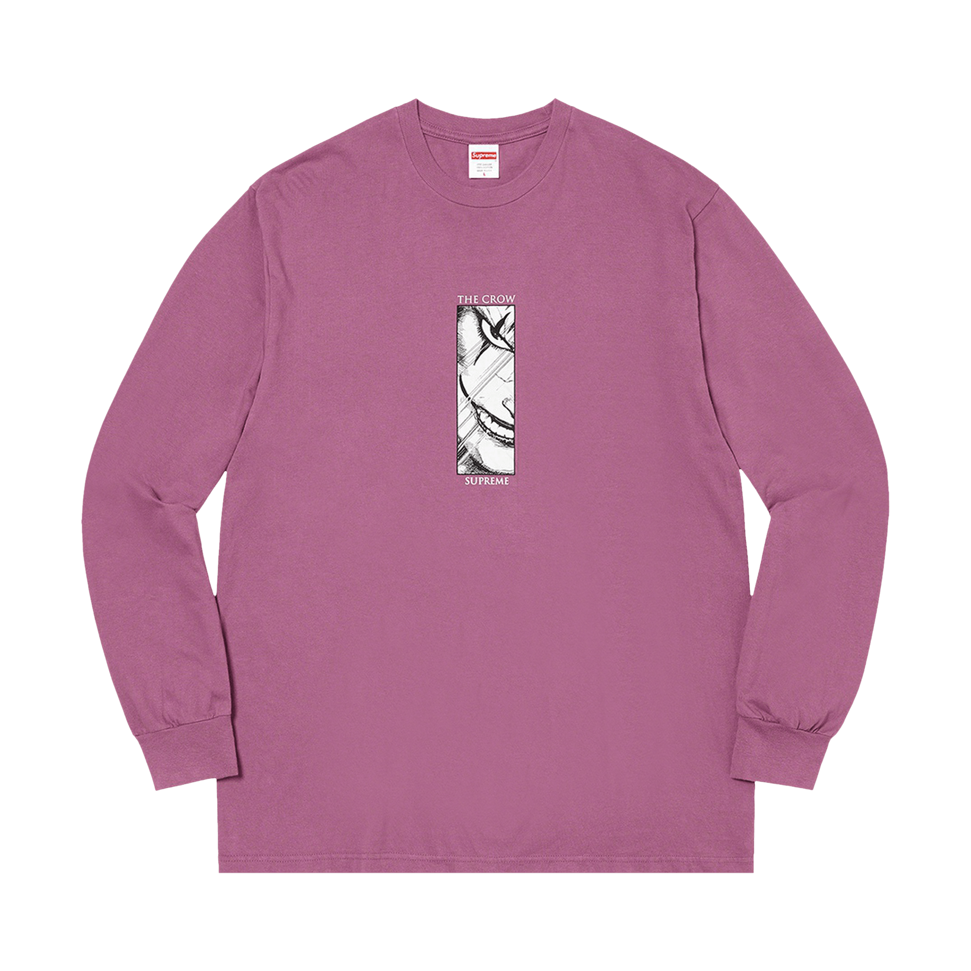 Supreme x The Crow Long-Sleeve Tee 'Plum'