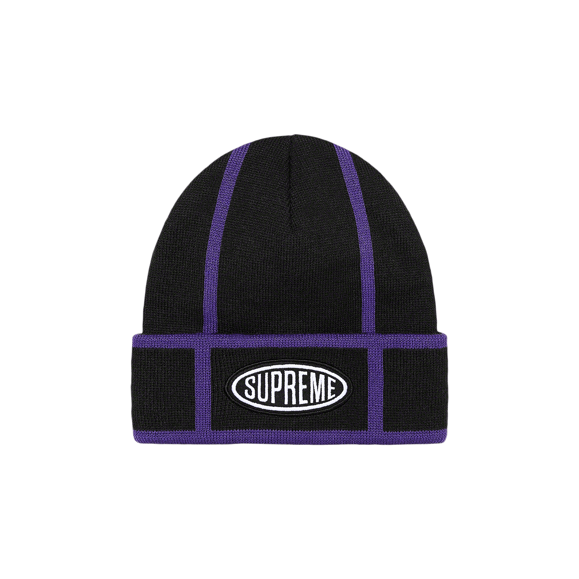 Supreme Grid Beanie 'Black'