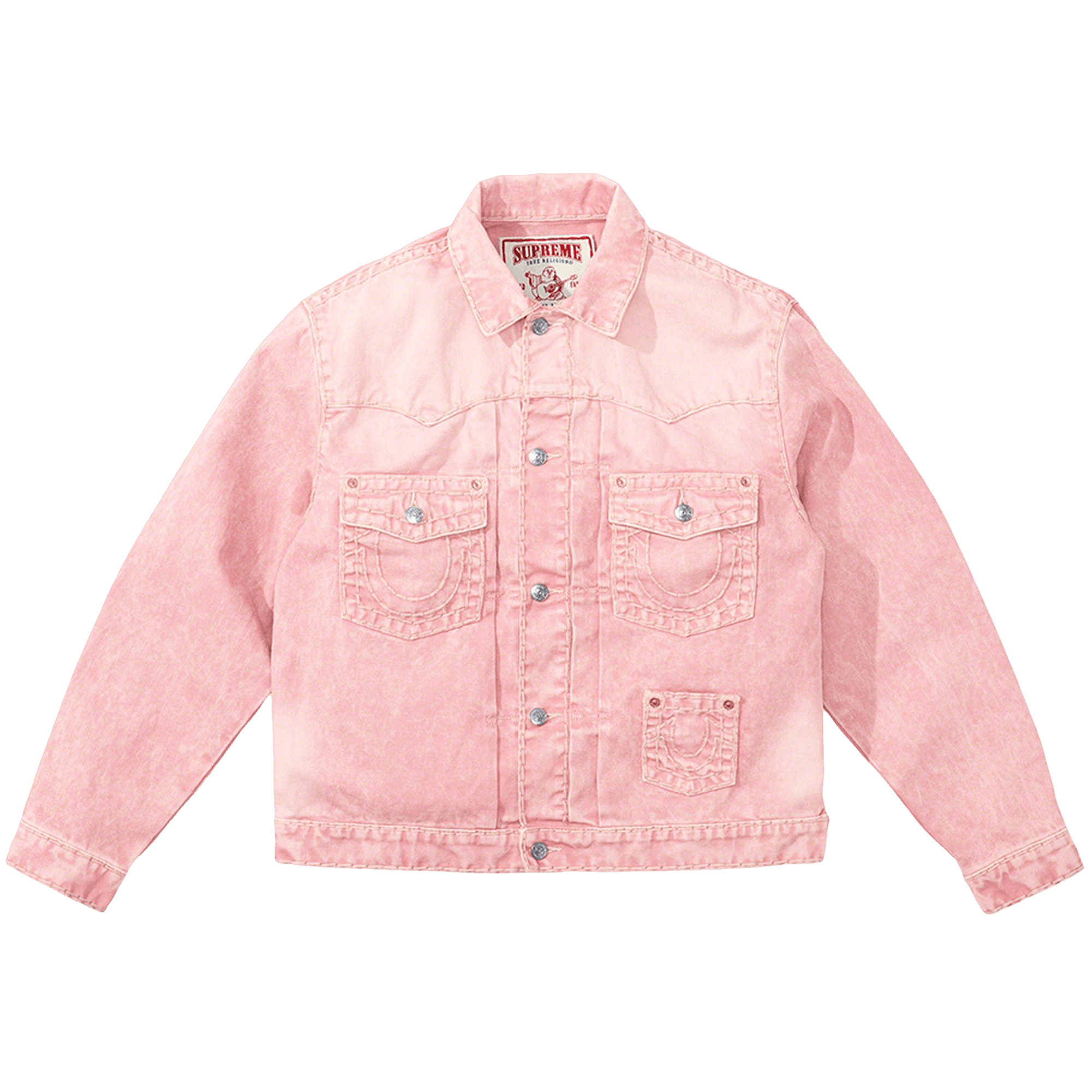 Supreme x True Religion Denim Trucker Jacket 'Pink'