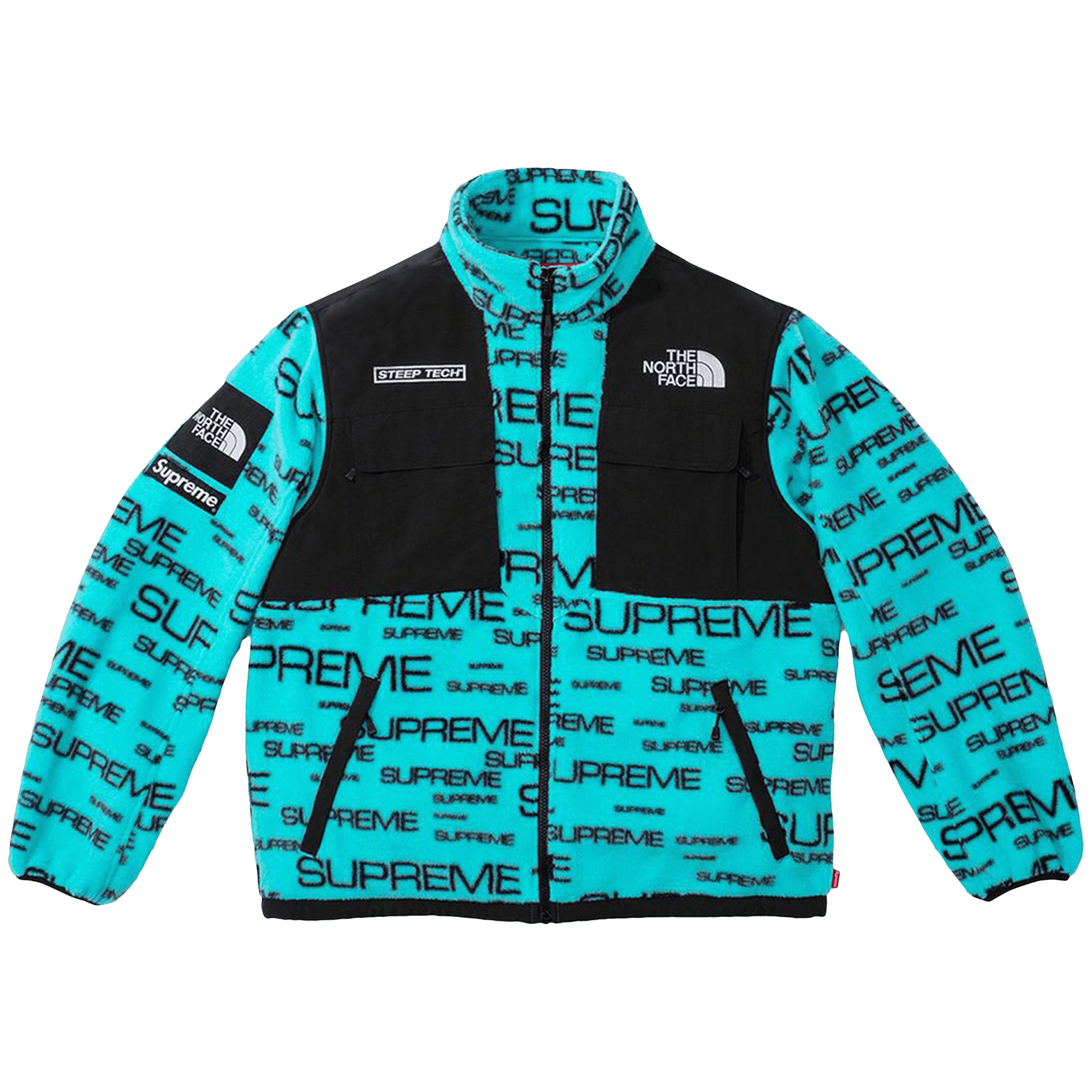 Supreme x The North Face Steep Tech Fleece Jacket 'Teal'