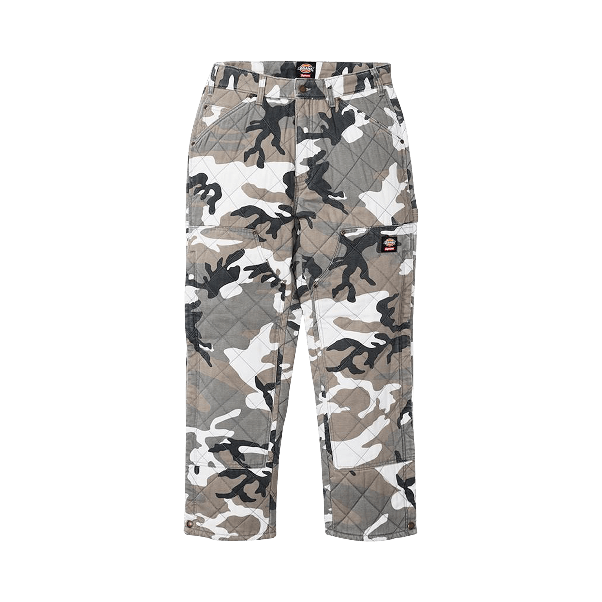 Supreme x Dickies Quilted Double Knee Painter Pant 'Grey Camo'