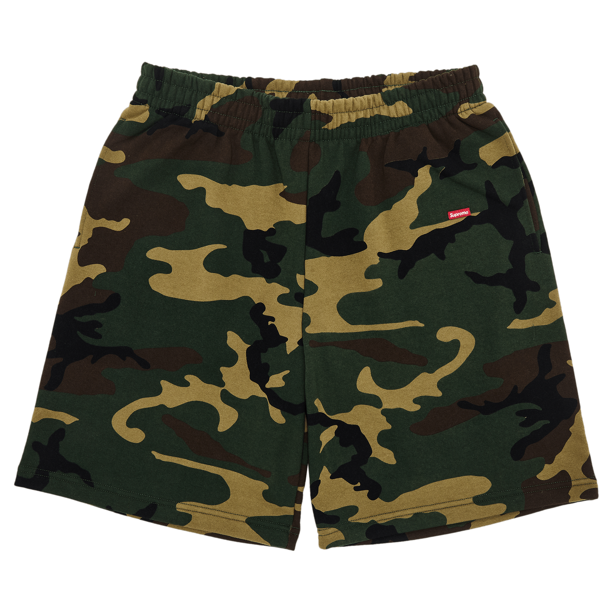 Supreme Small Box Sweatshort 'Woodland Camo'