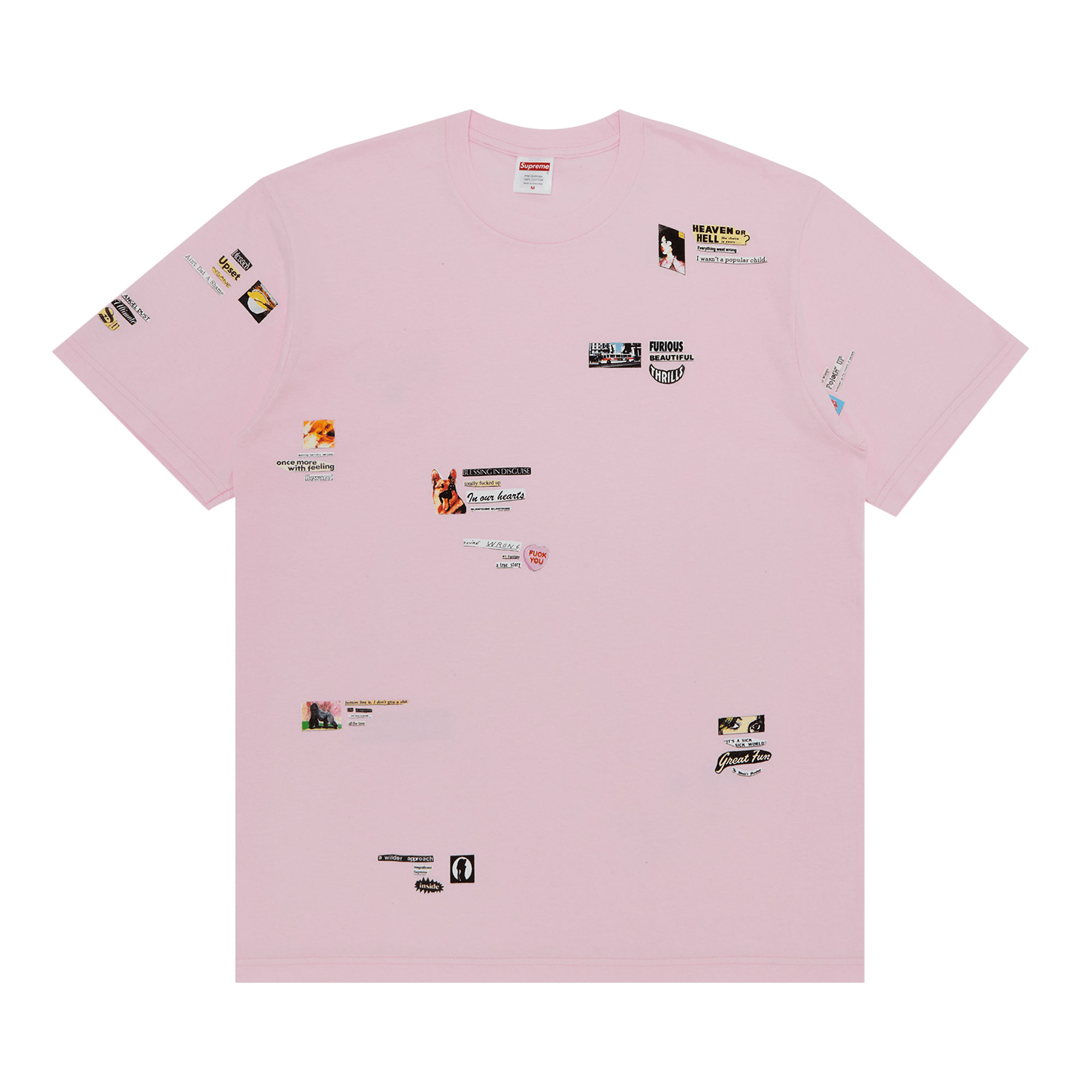 Supreme Upset Tee 'Light Pink'