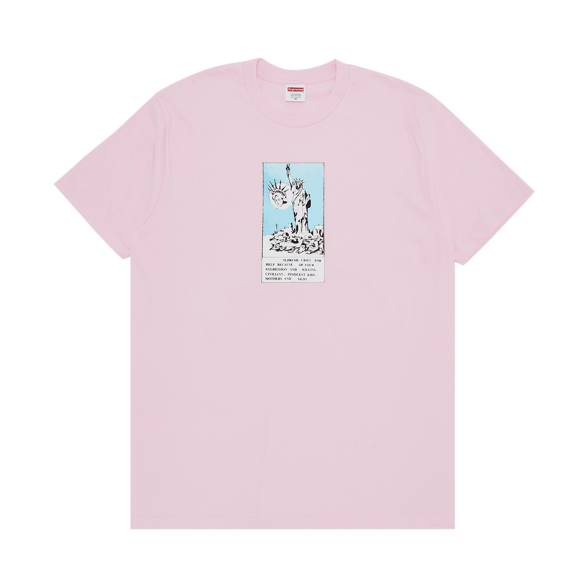 Supreme Liberty Tee 'Light Pink'