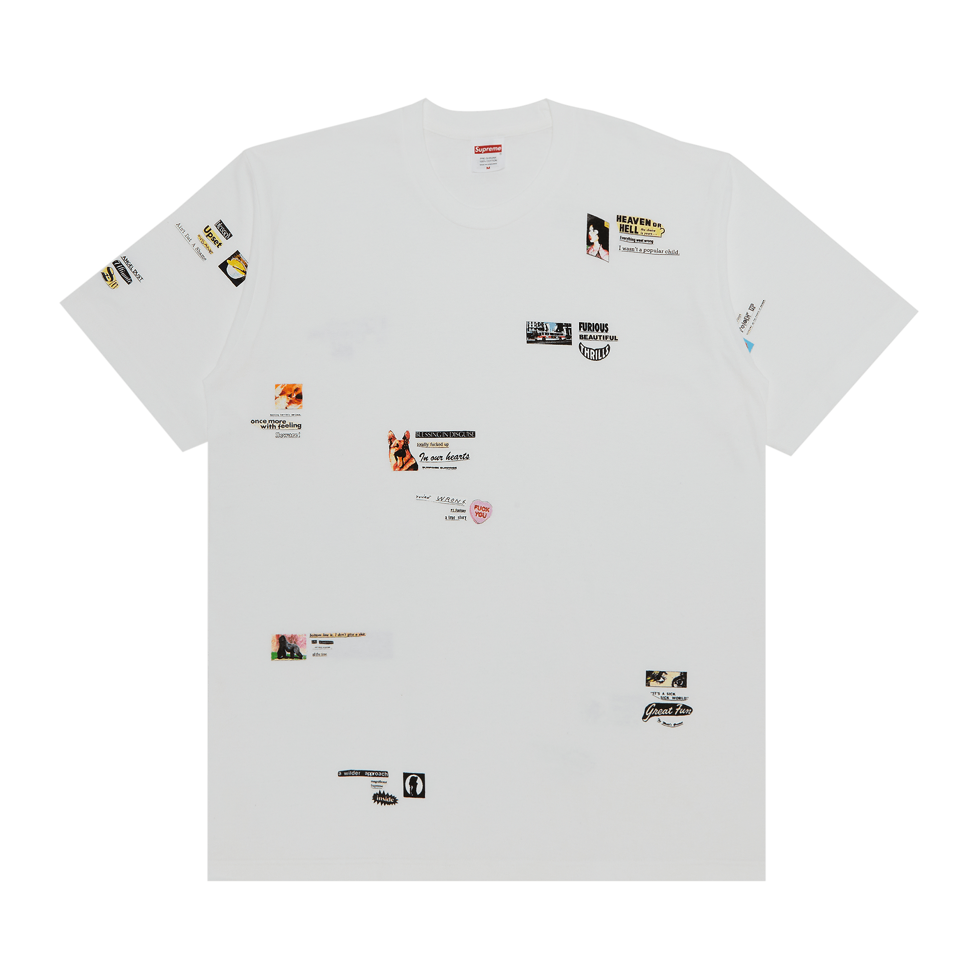 Supreme Upset Tee 'White'