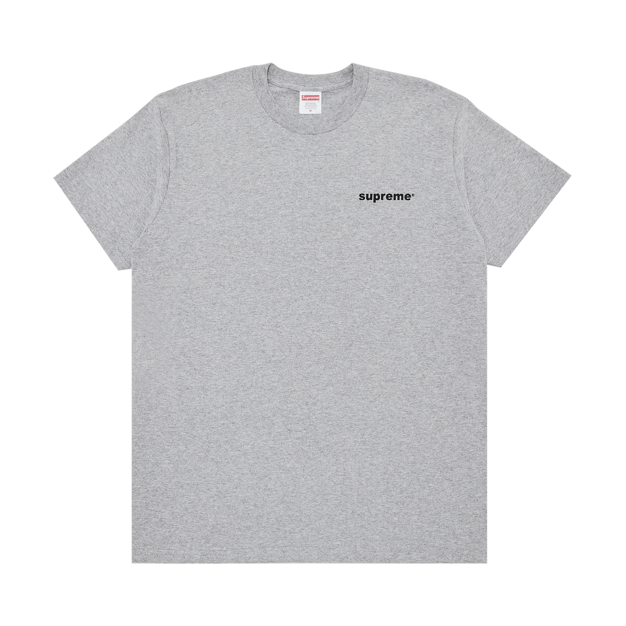 Supreme Fuck Money Tee 'Heather Grey'