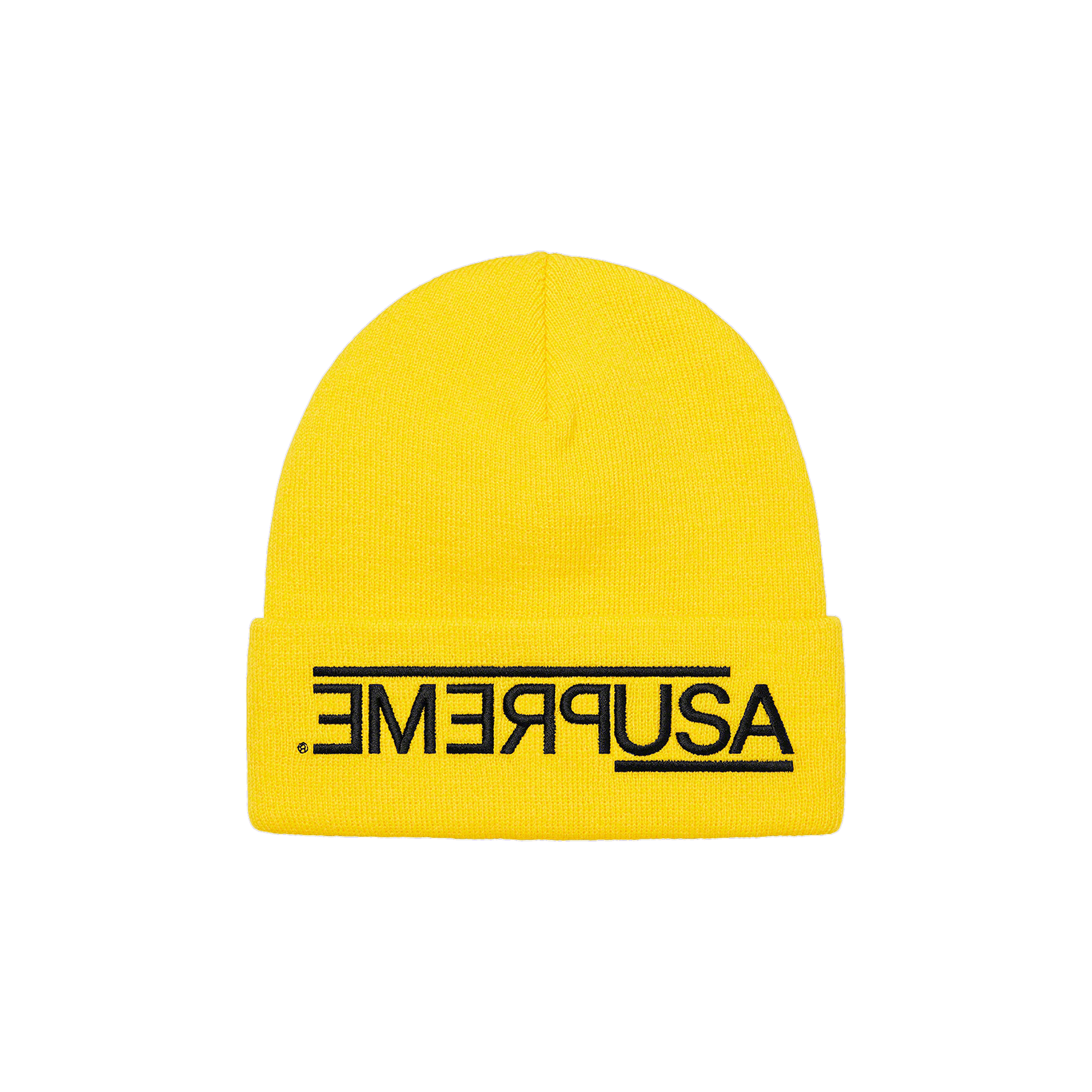 Supreme USA Beanie 'Yellow'