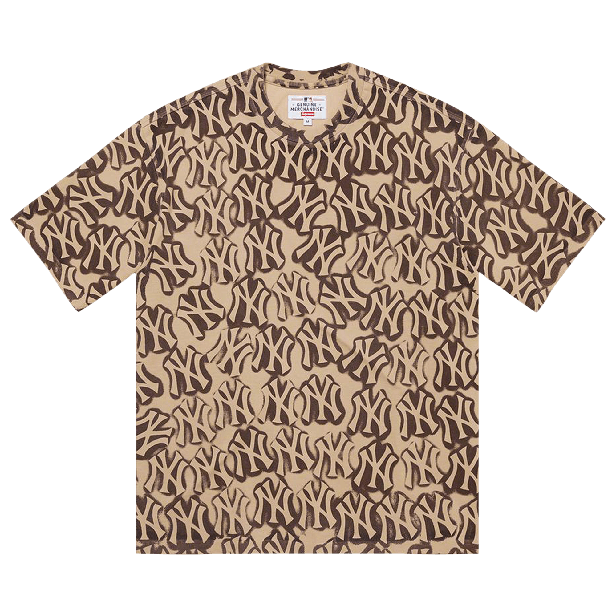 Supreme x New York Yankees Airbrush Short-Sleeve Top 'Clay'
