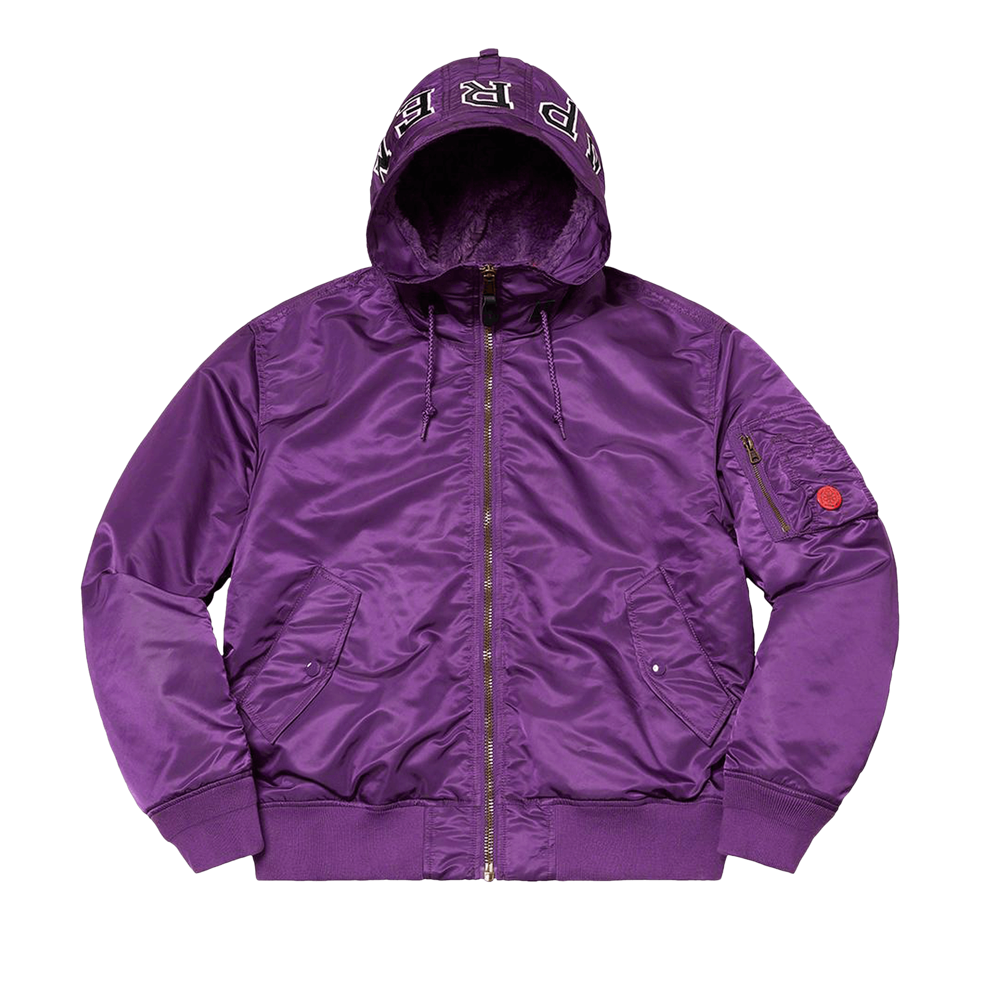 Supreme Hooded MA-1 'Purple'