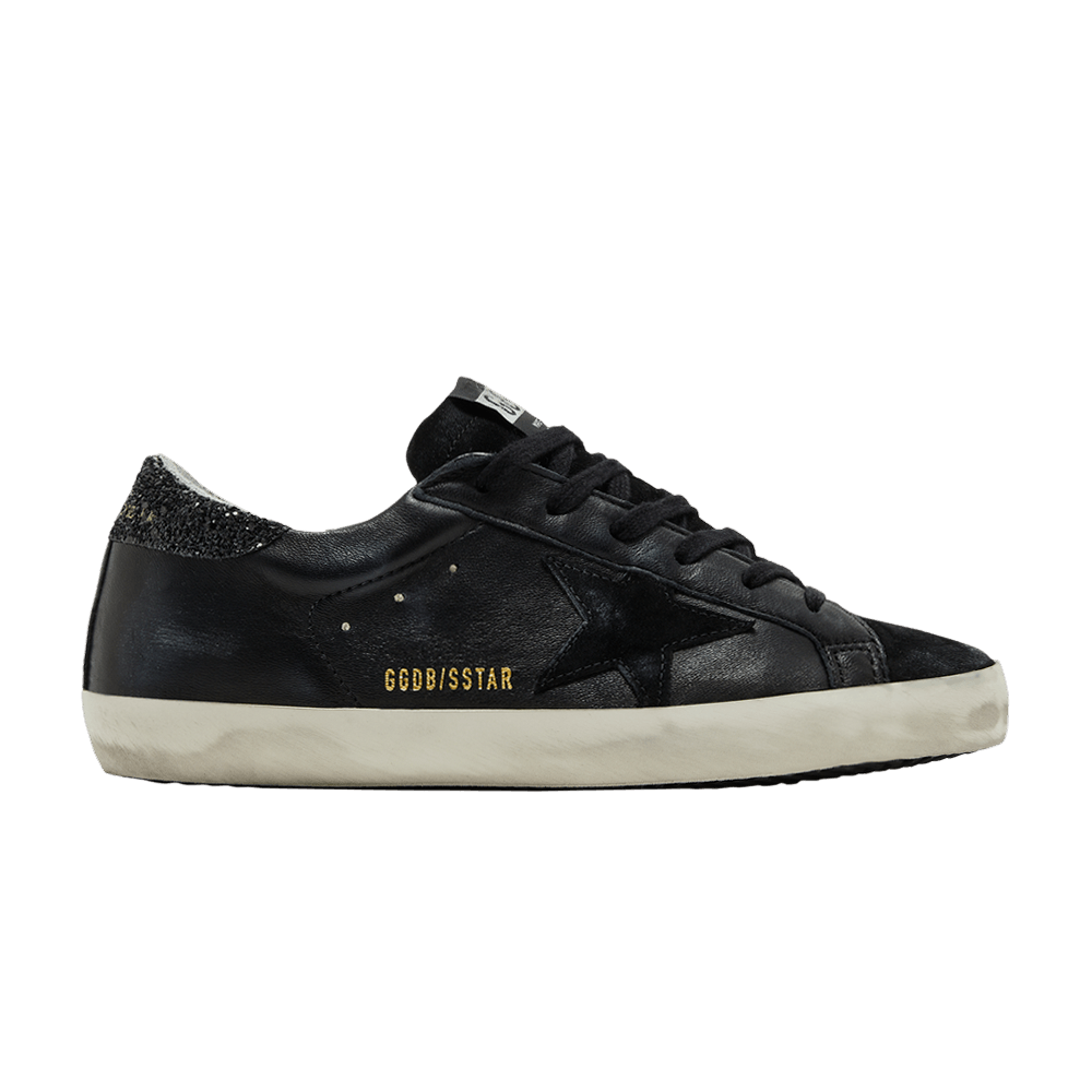 Golden Goose Wmns Superstar 'Black Glitter Heel'