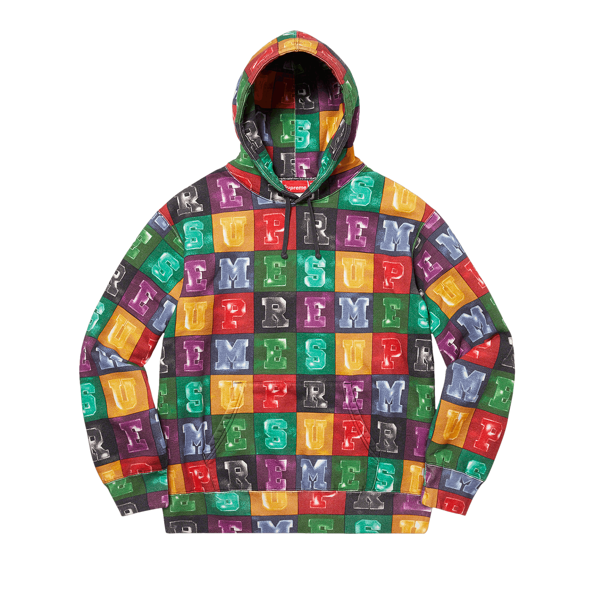 Supreme Blocks Hooded Sweatshirt 'Multicolor'