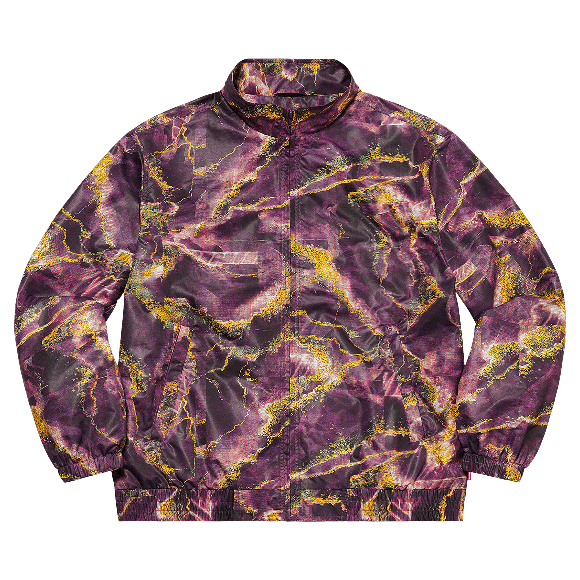 Supreme Marble Track Jacket 'Purple'